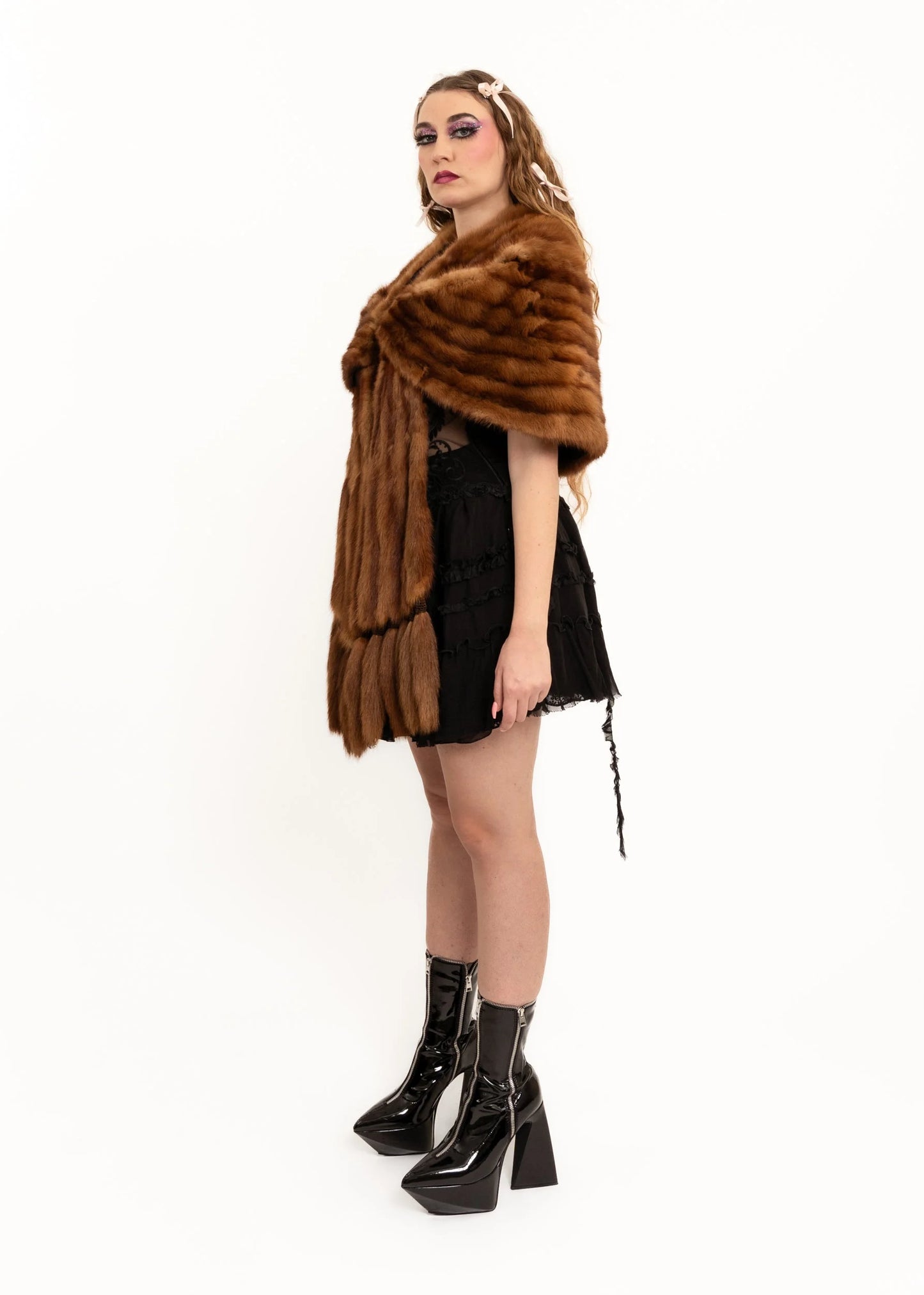 English & Foreign Fur Co. Ltd 1930s/ 40s vintage mink stole