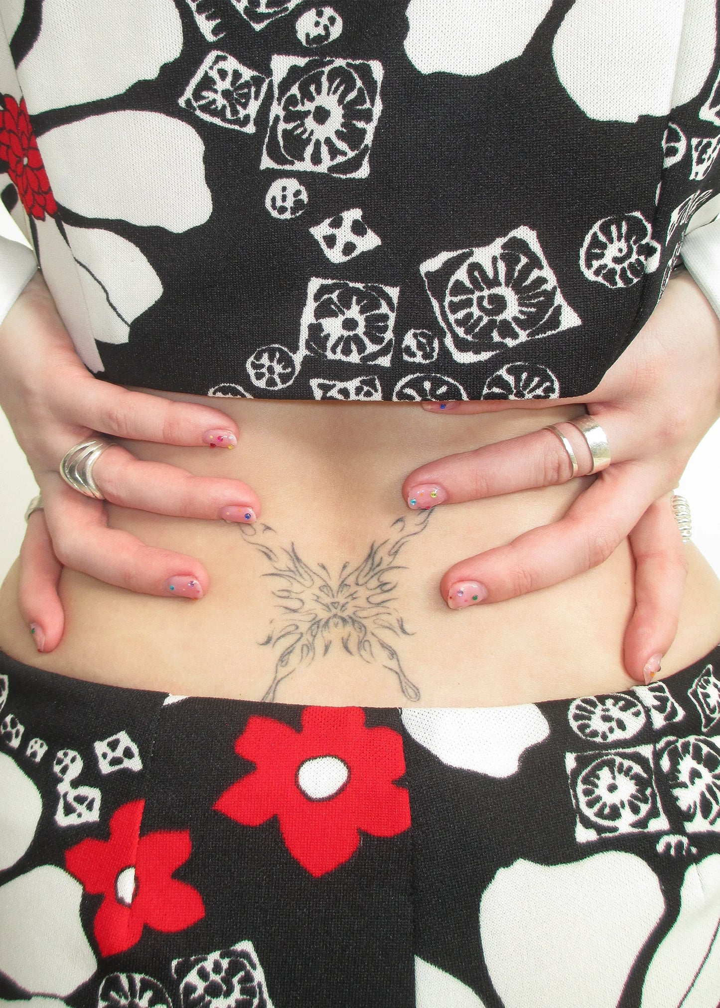 Bizarre Bazaar 70s vintage two piece shorts set