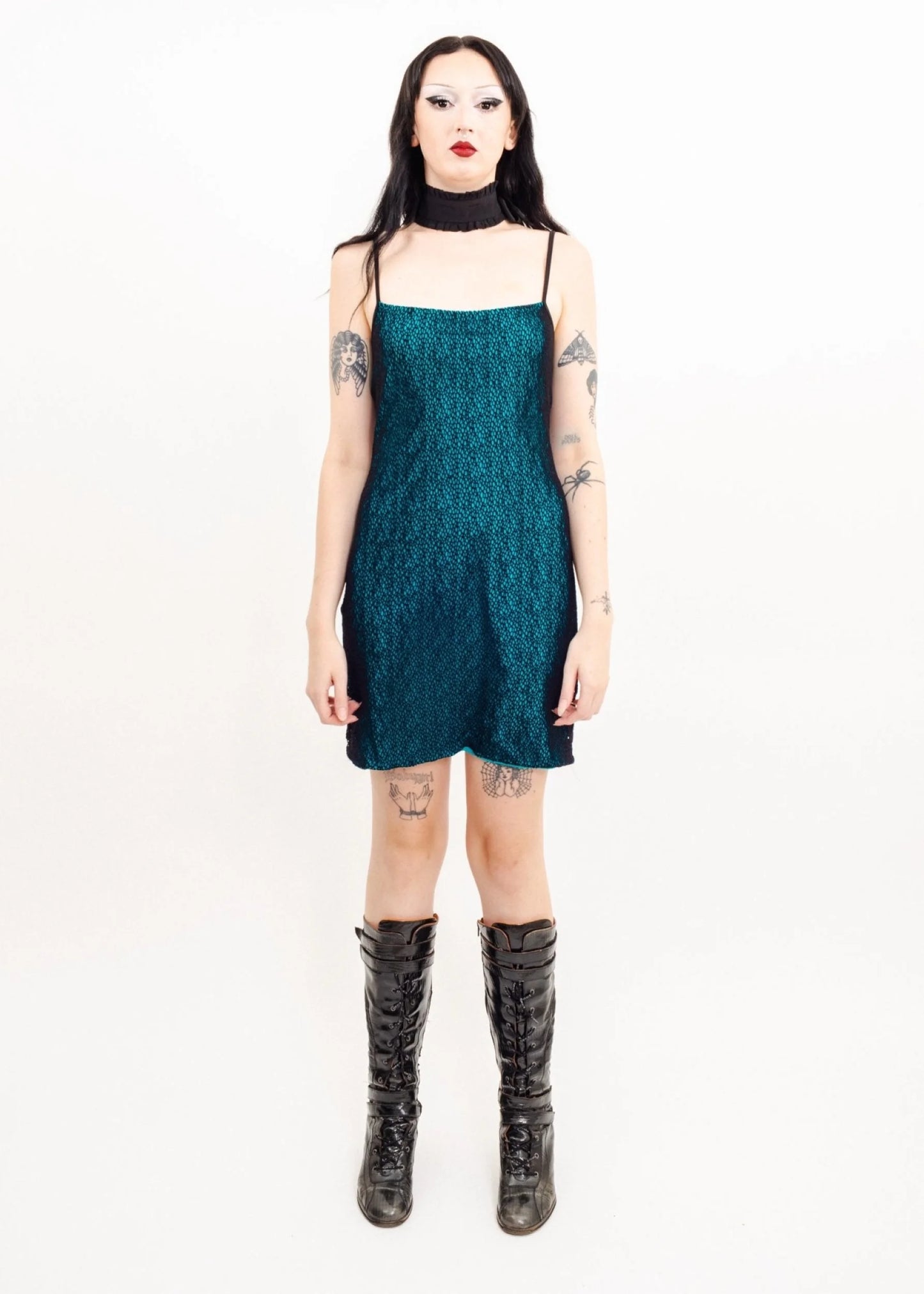 Voodoo Dolls 90s grunge mini dress
