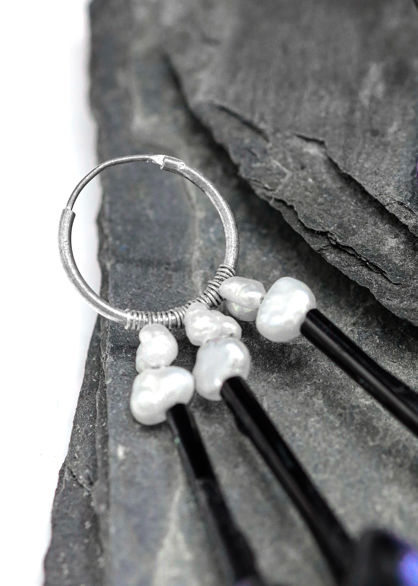 Burnished Jewellery Tar Goo Earrings