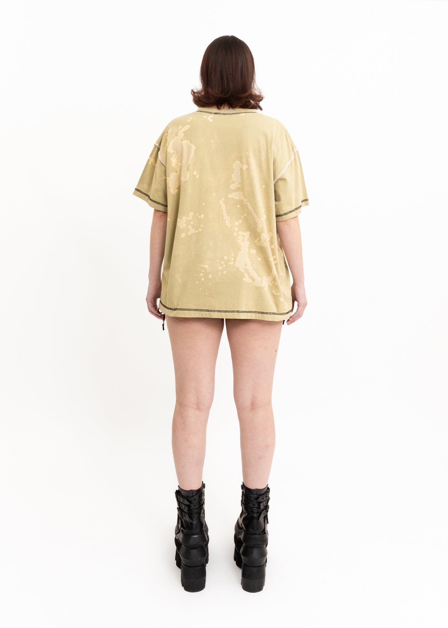 Anahera T-shirt- Matcha Bleach