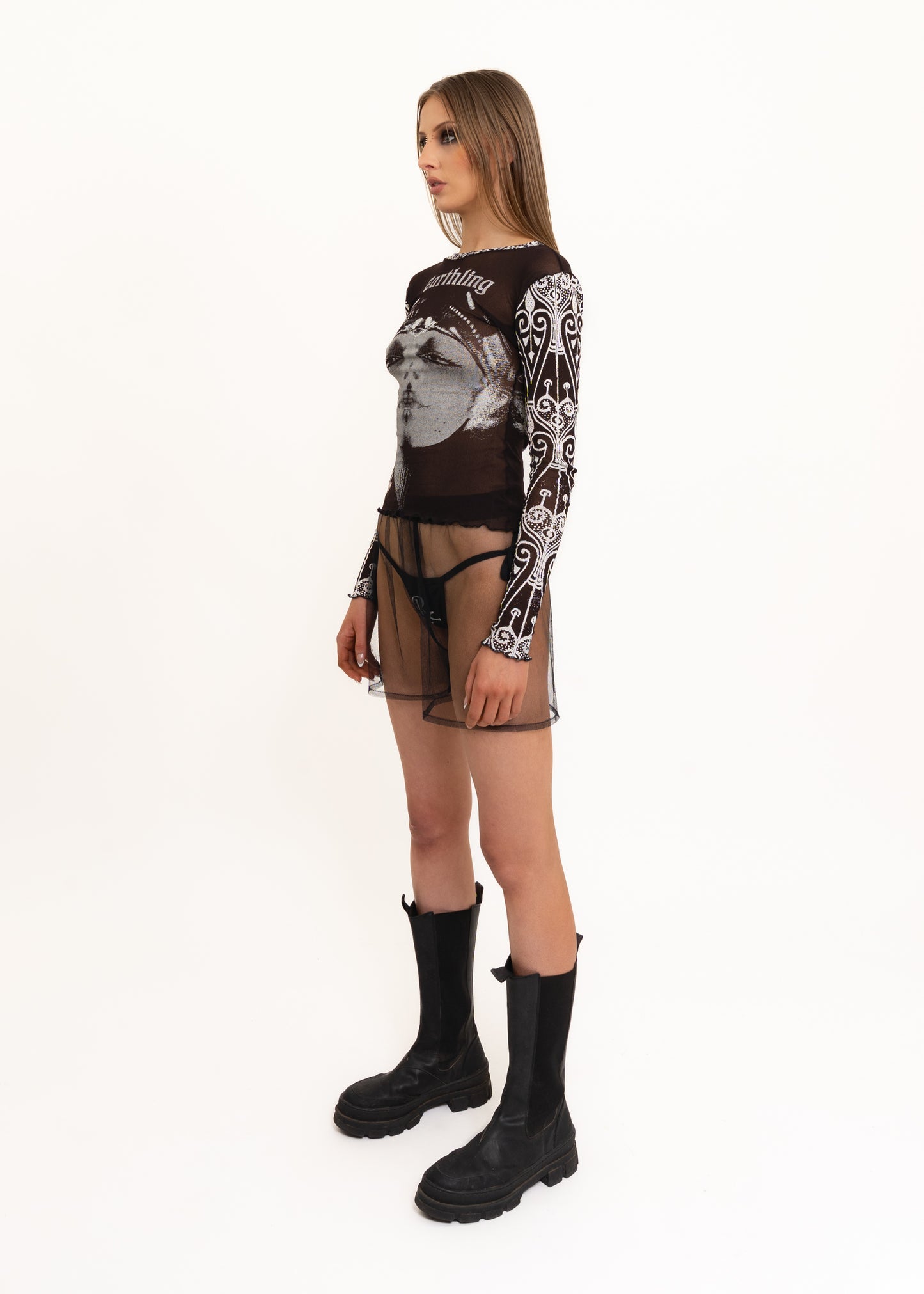 Tulle Boxer Shorts