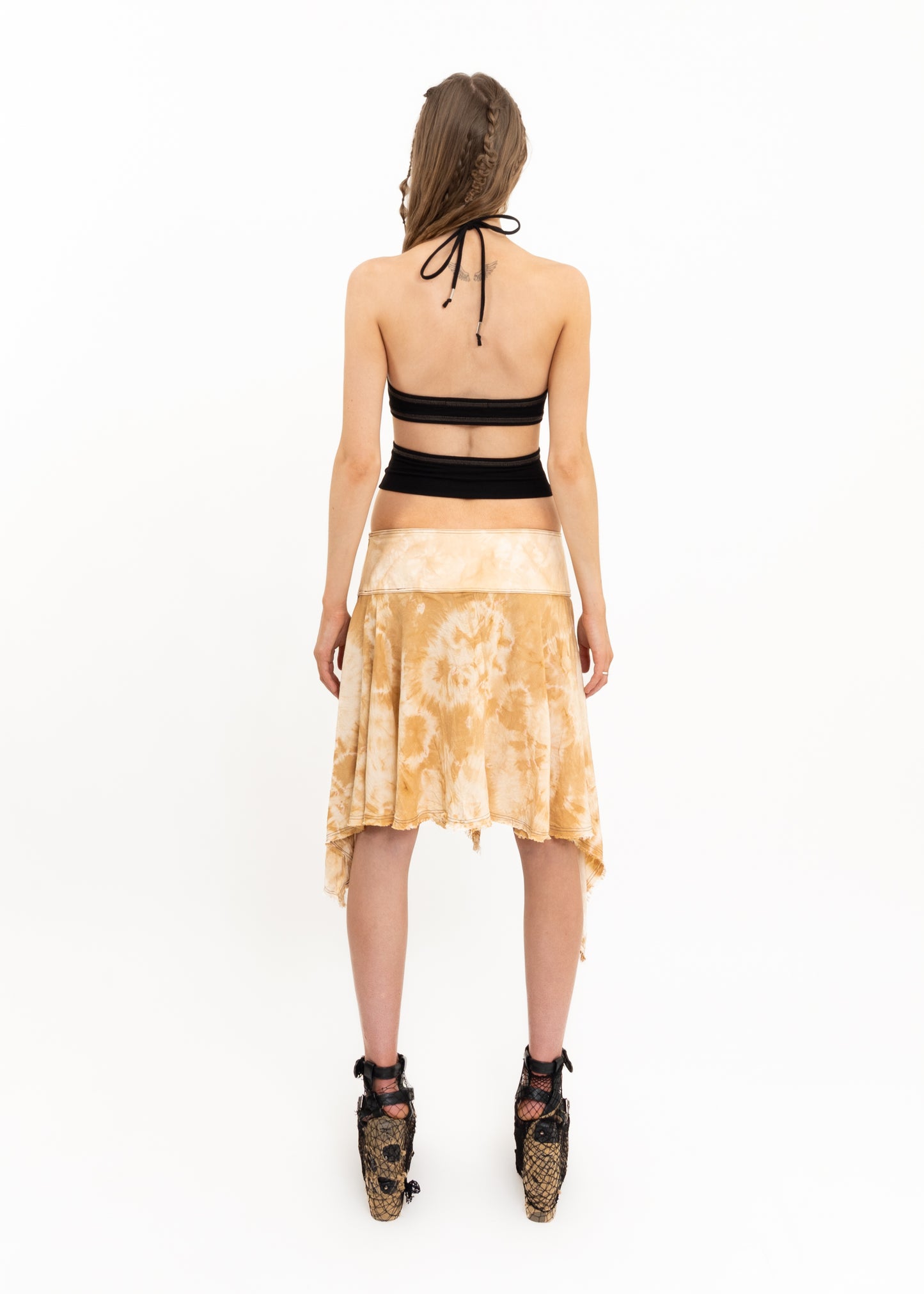 Cut Out Halter Top- Black