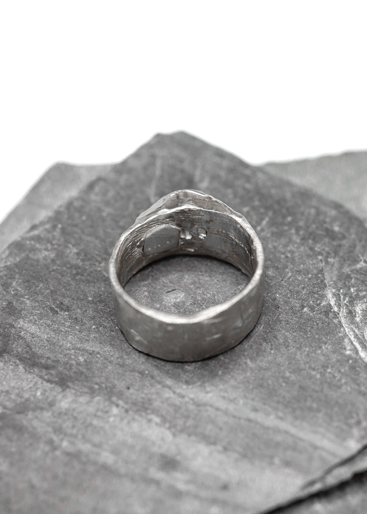 Champagne sapphire stacker ring
