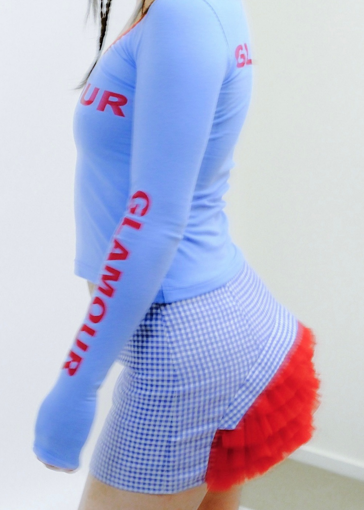 Lucky Puppy Collaboration Glamour Long Sleeve Top