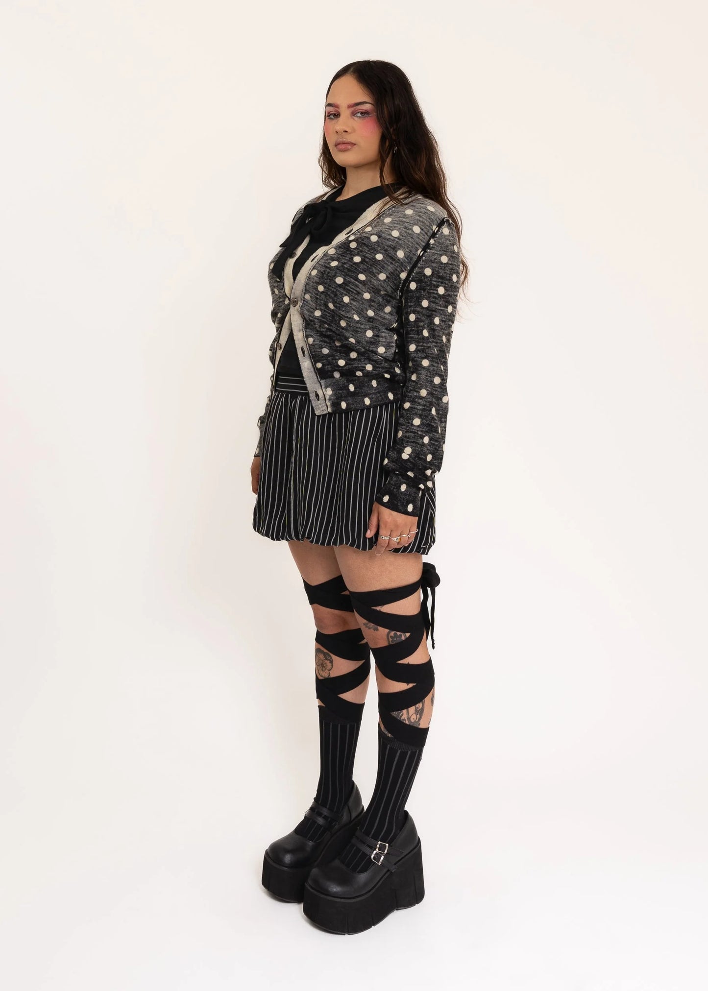 Comme des Garçons Comme des Garçons AD2010 “Inside Out’ Wool Cardigan