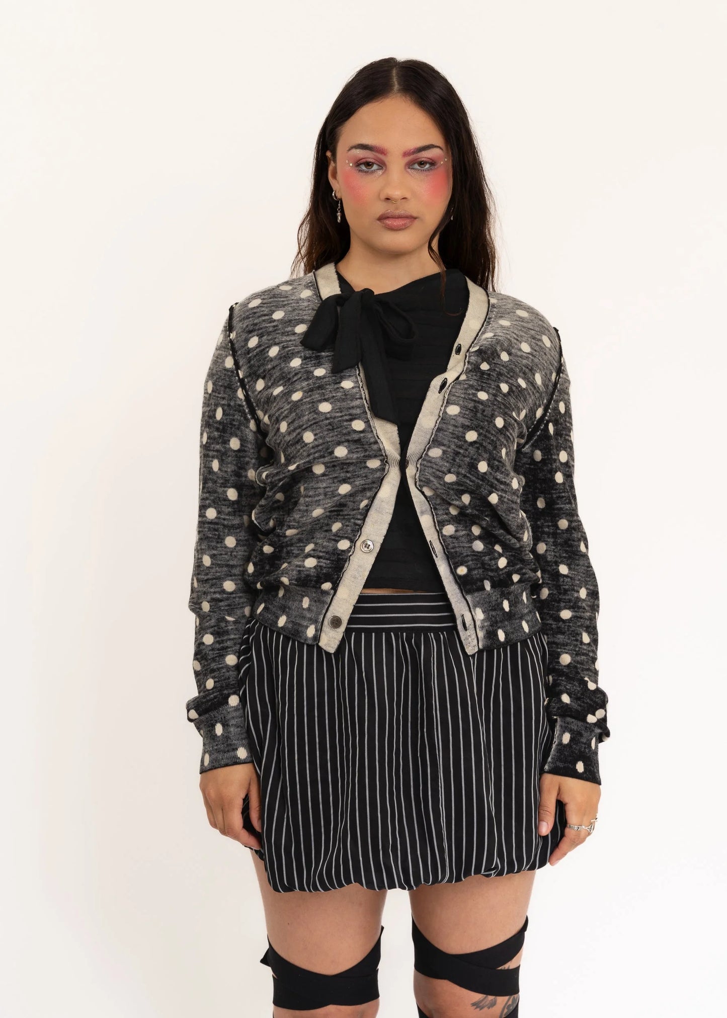 Comme des Garçons Comme des Garçons AD2010 “Inside Out’ Wool Cardigan