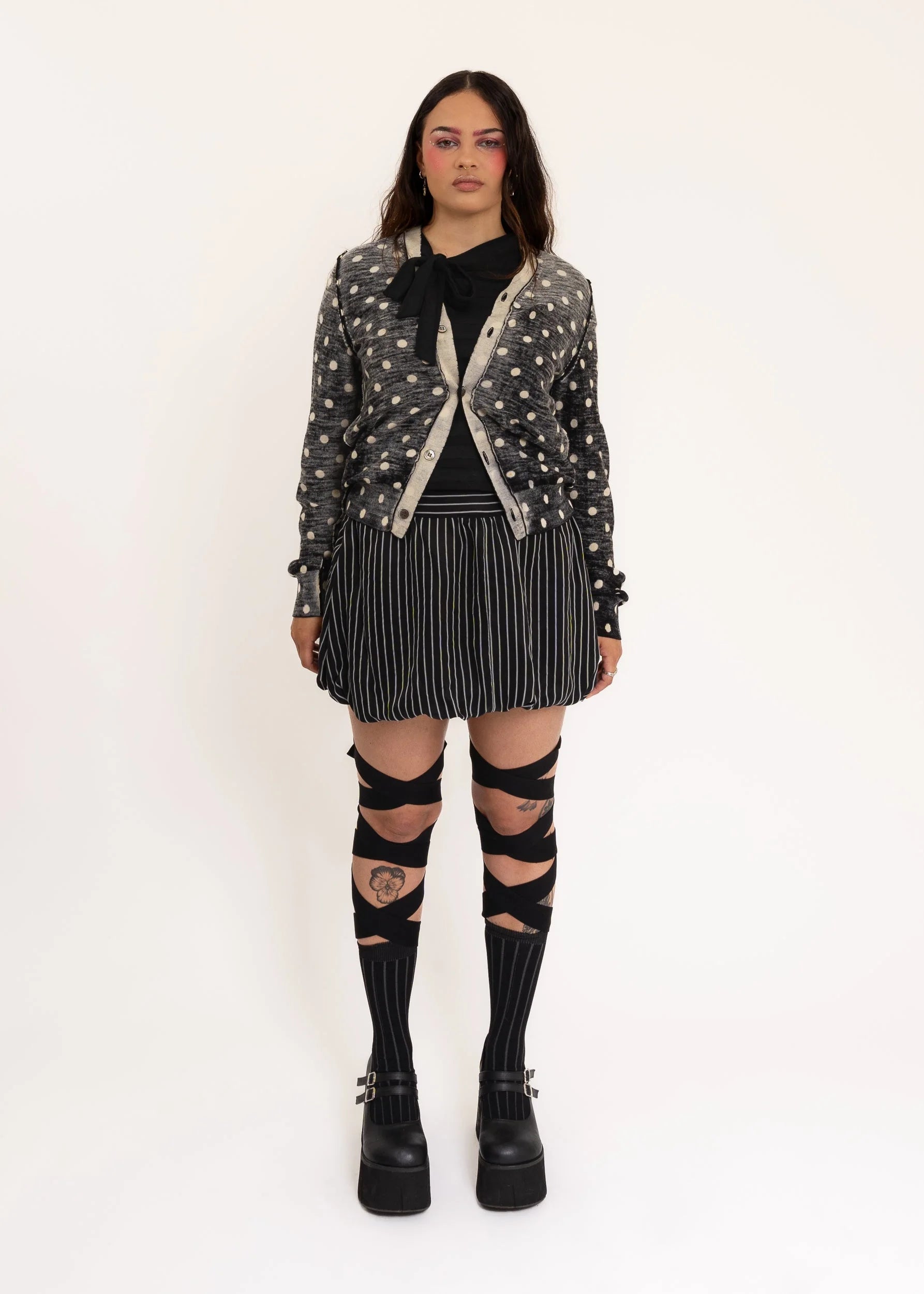 Comme des Garçons Comme des Garçons AD2010 “Inside Out’ Wool Cardigan