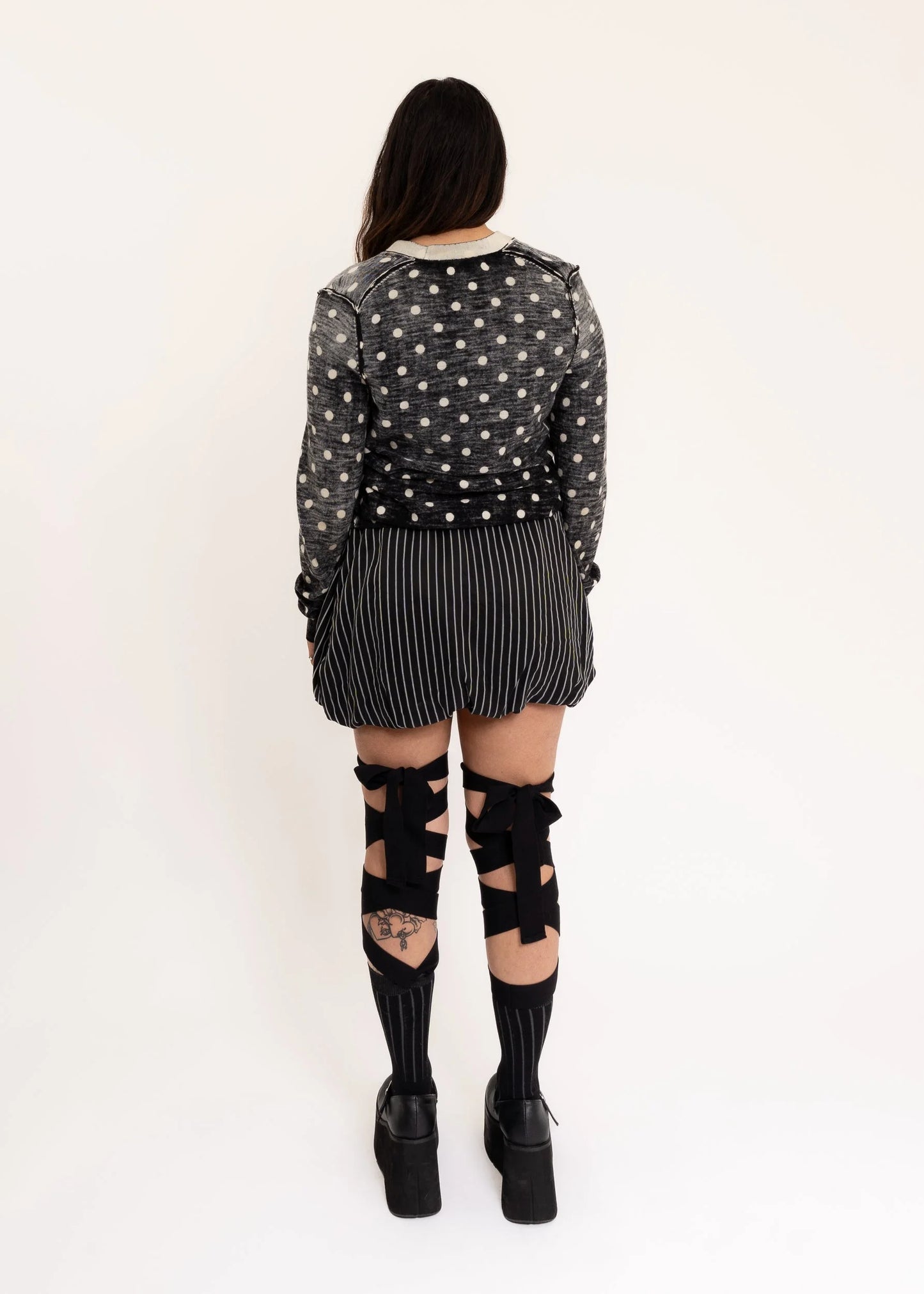 Comme des Garçons Comme des Garçons AD2010 “Inside Out’ Wool Cardigan