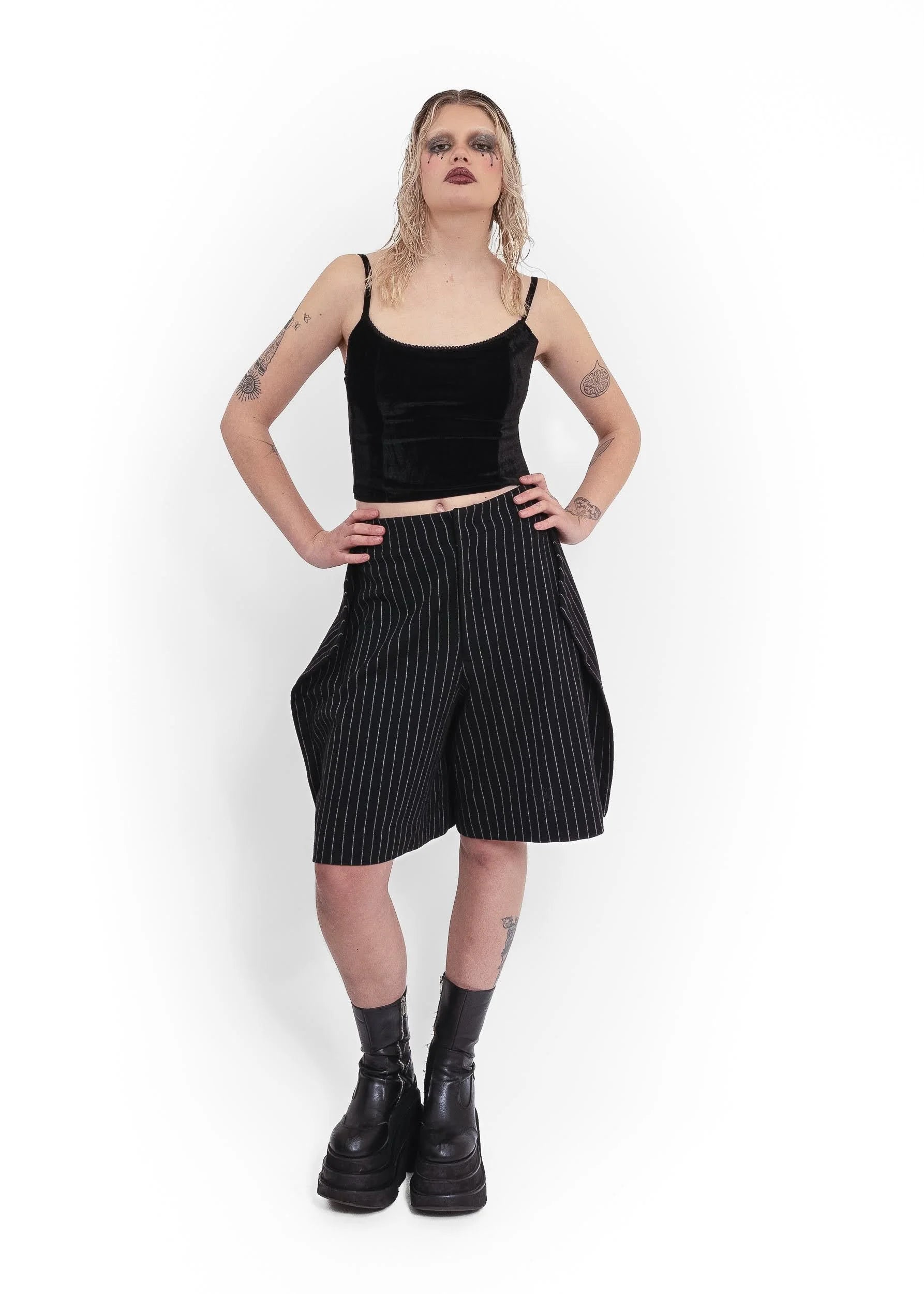 Comme des Garçons AD2012 structured wool shorts