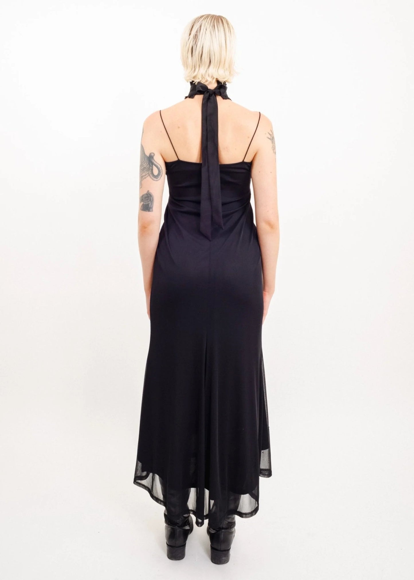 Staxs Beaded gown