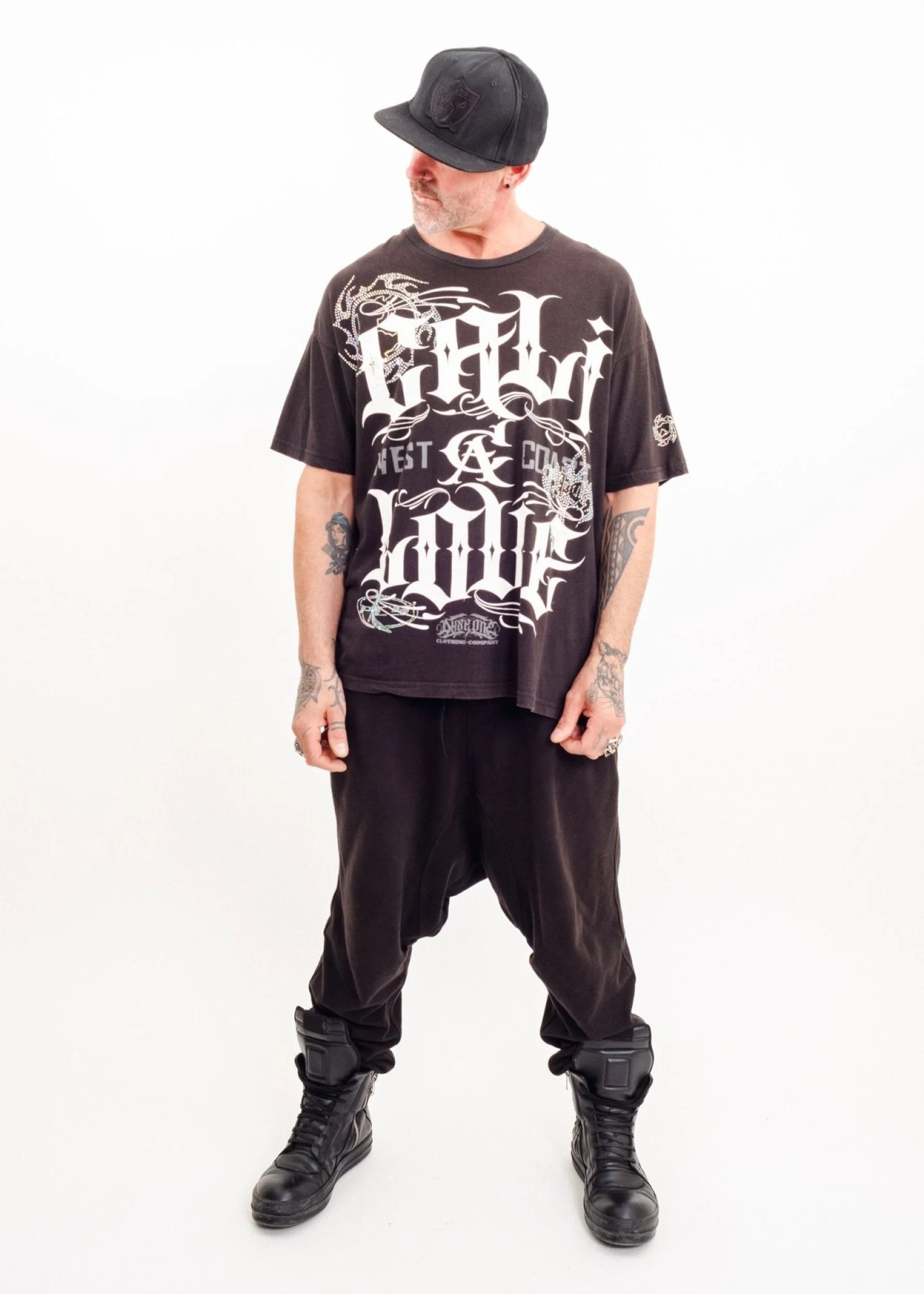 Psyklz Clubsport Bedazzled West Coast t-shirt