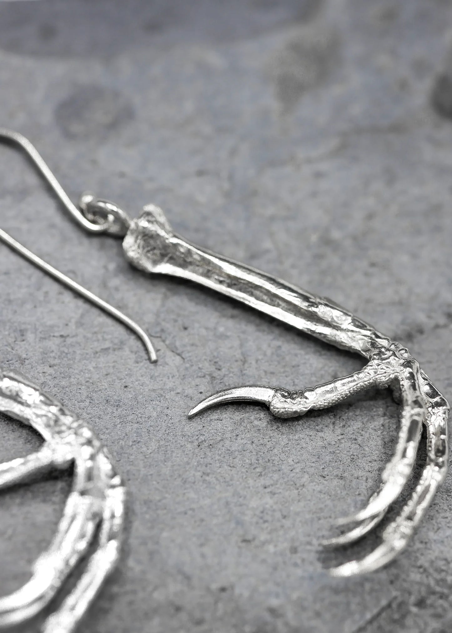 Thorn Jewellery Blackbird Claw earrings