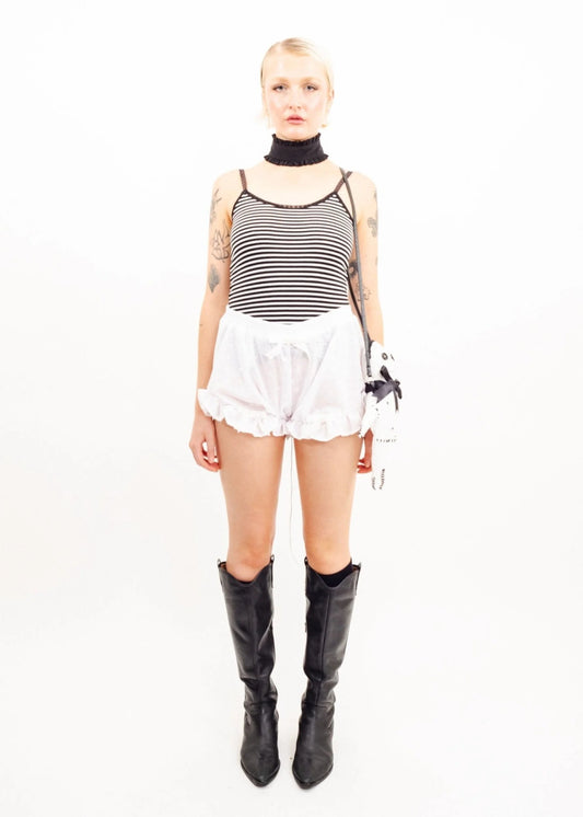 Sour Doll Broderie Anglais Bloomers w/ white velvet bows