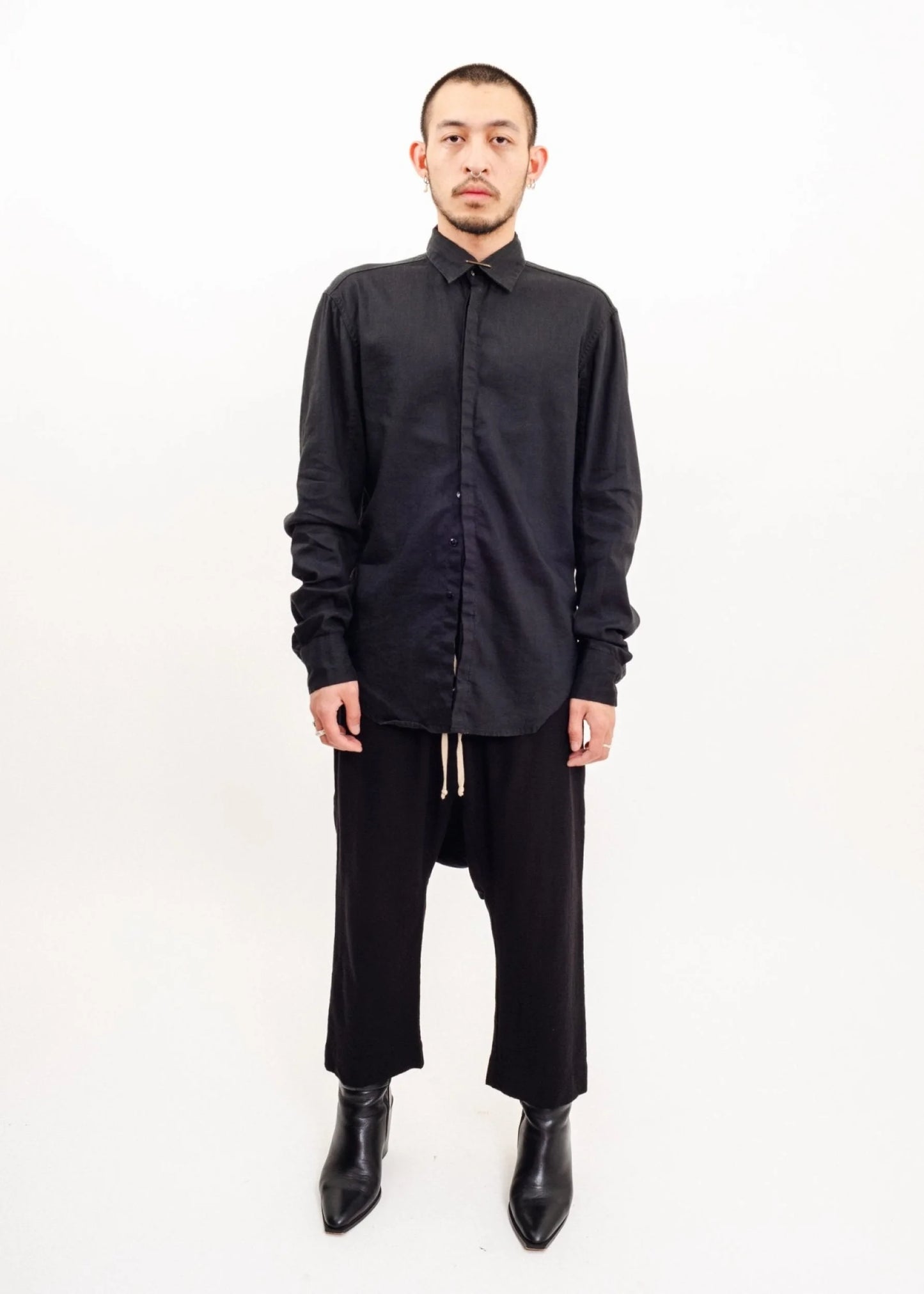 Song for the Mute Button front shirt with metal hardware
