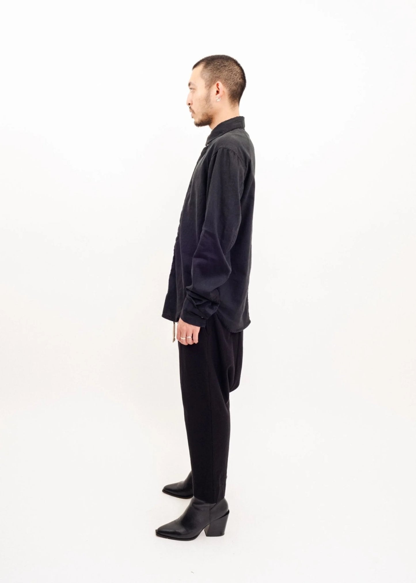 Song for the Mute Button front shirt with metal hardware