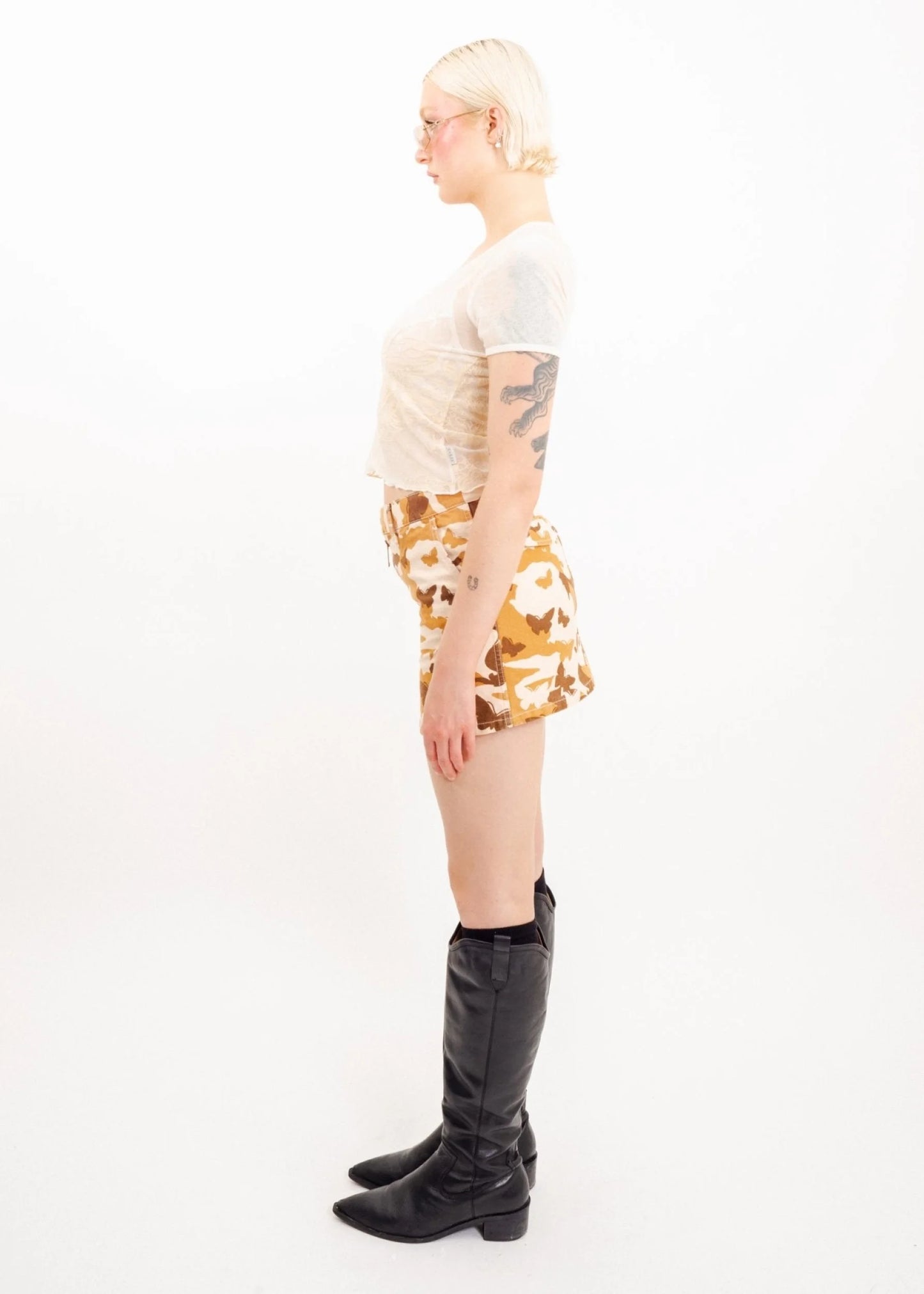 Carhartt Camo butterfly print mini skirt