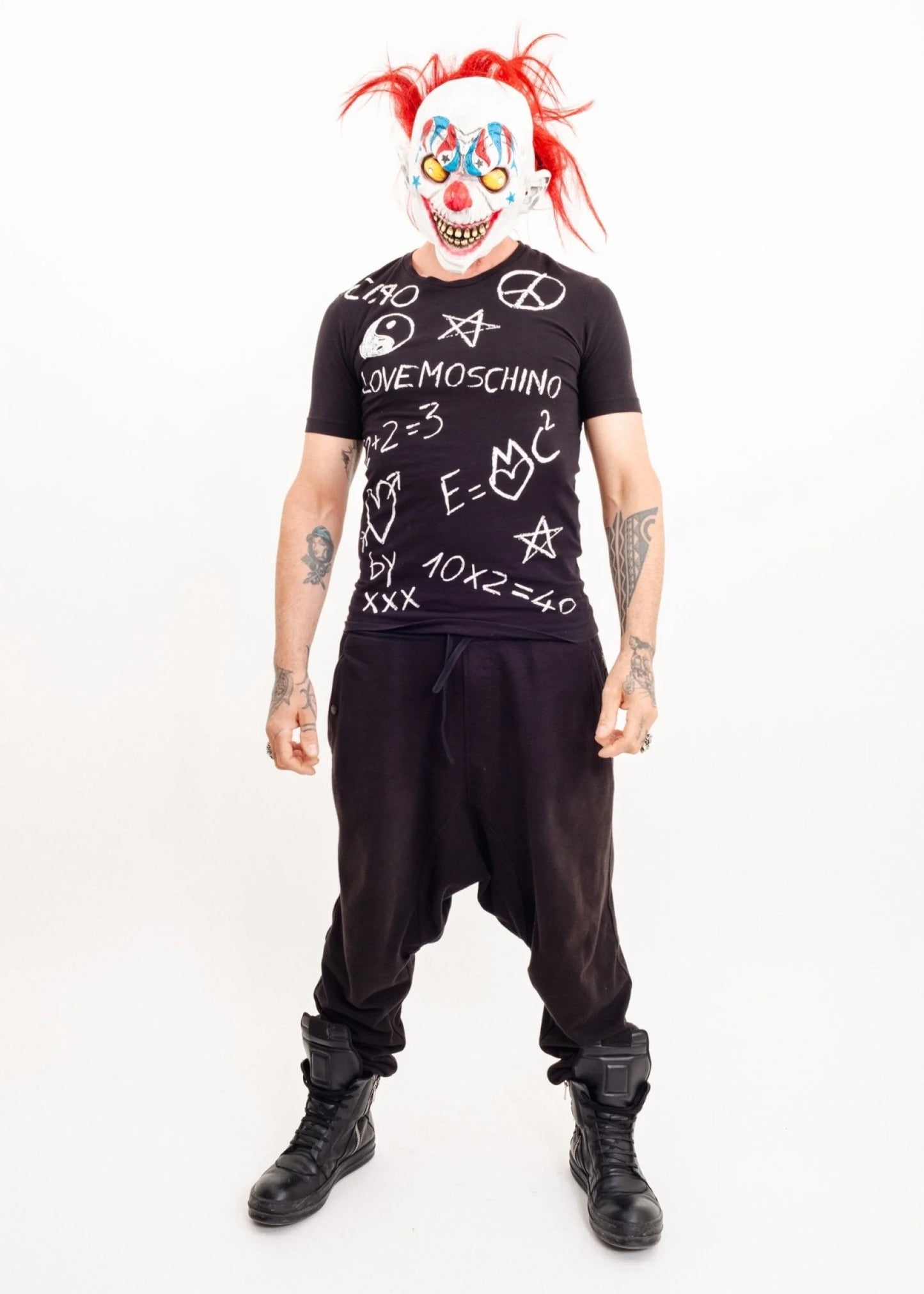 Love Moschino Chalkboard graphic tee