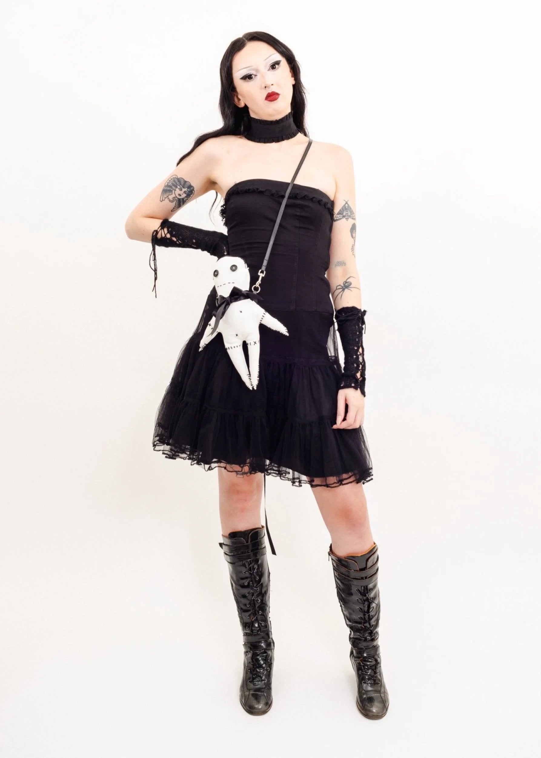 Tripp NYC Corset-back goth prom dress Bizarre Bazaar Tripp NYC Corset-back goth prom dress Bizarre Bazaar