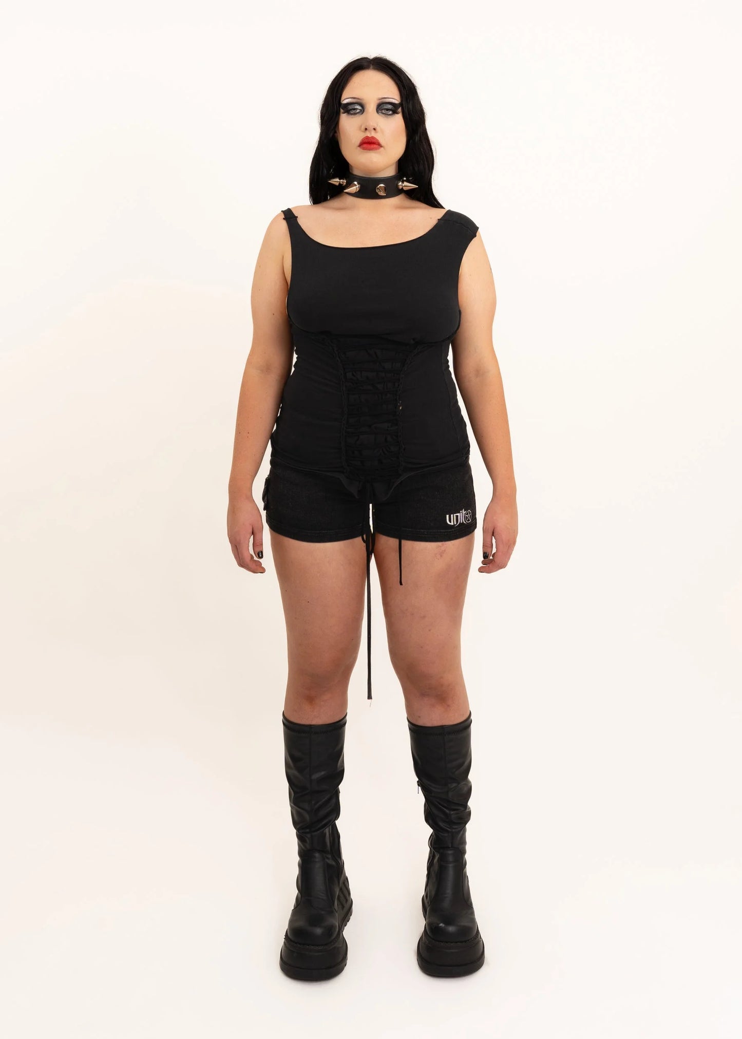 Banshee Corseted Braided Tank Top