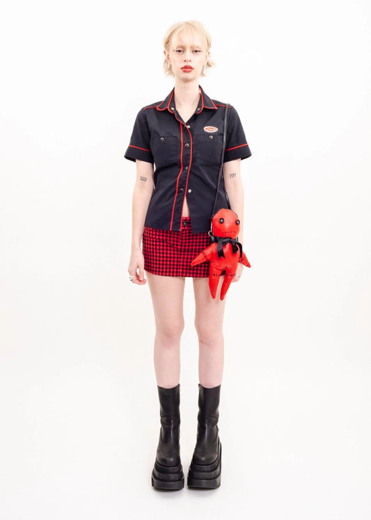 Illicit Demon Girl Trucker Shirt