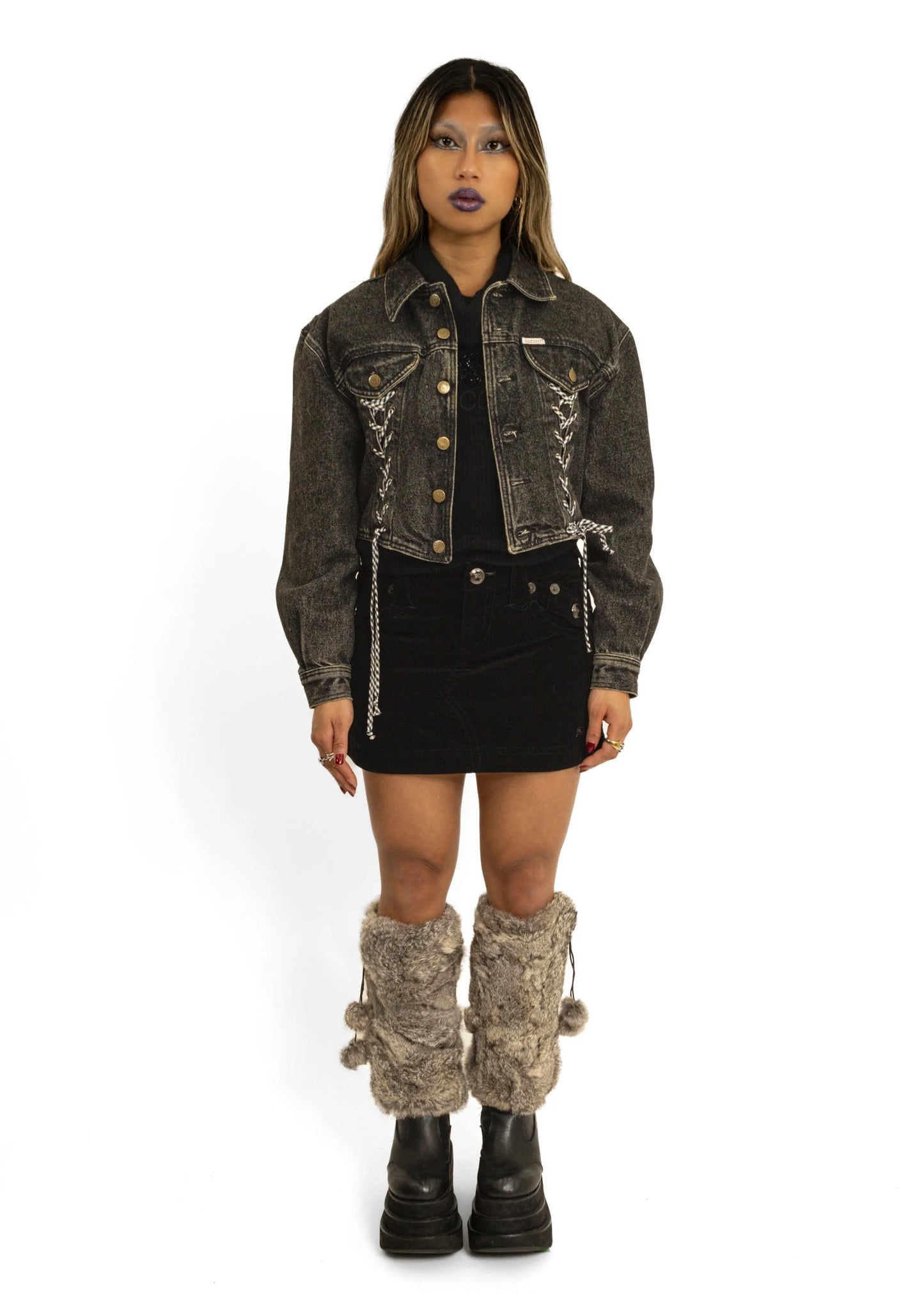 Guess Jeans by Georges Marciano Denim jacket with corset