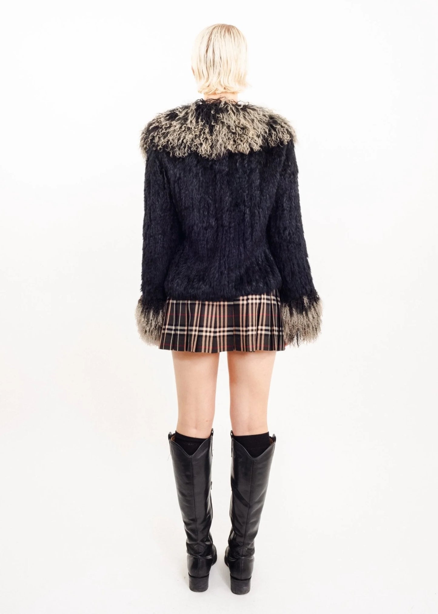 Otto Frosted tip Mongolian sheepskin jacket