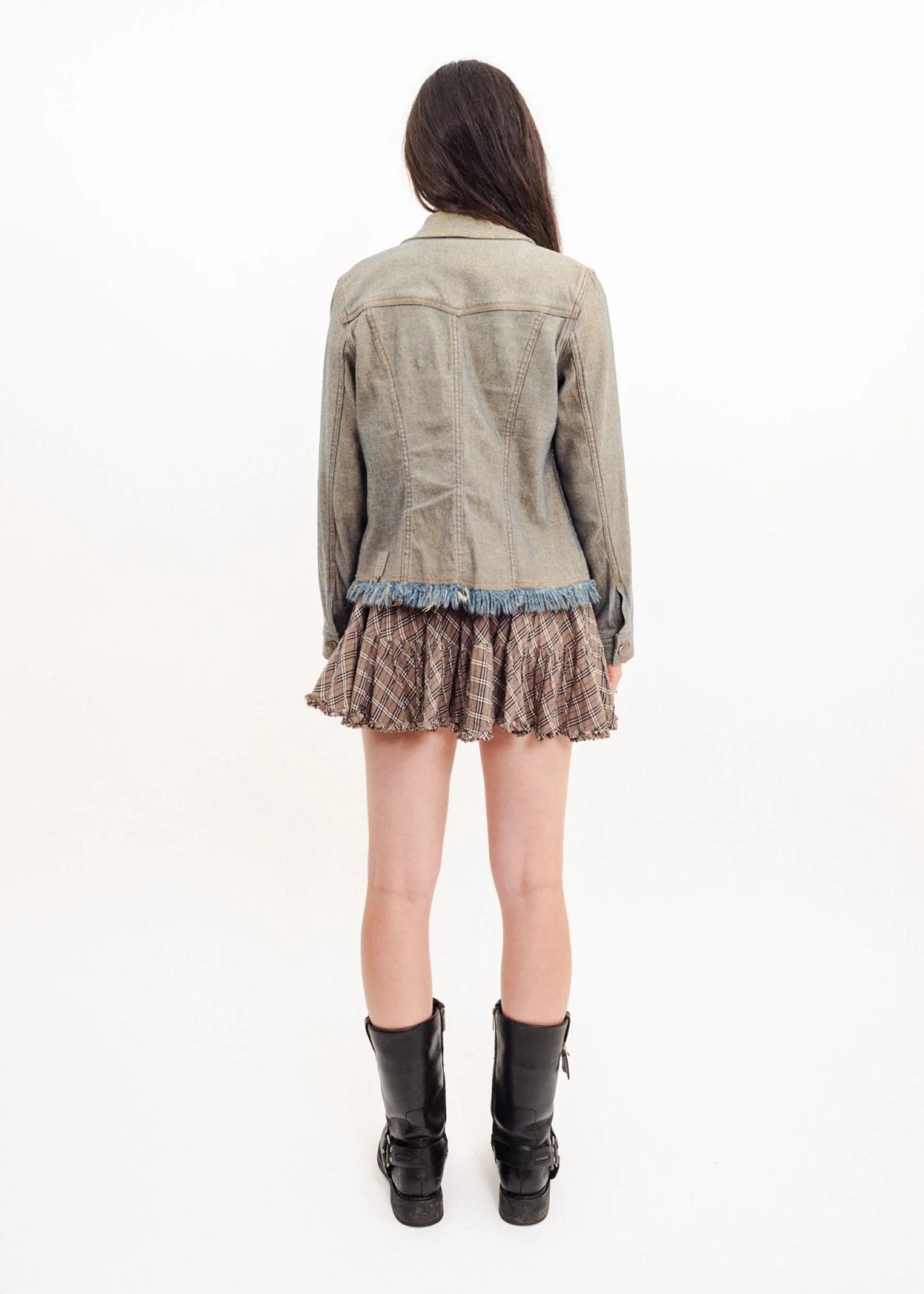 Pacino Wan Glittery denim jacket