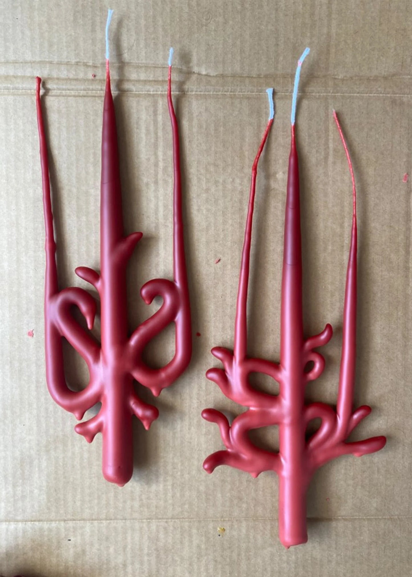 Lucky Red Lamb Hand sculpted candles