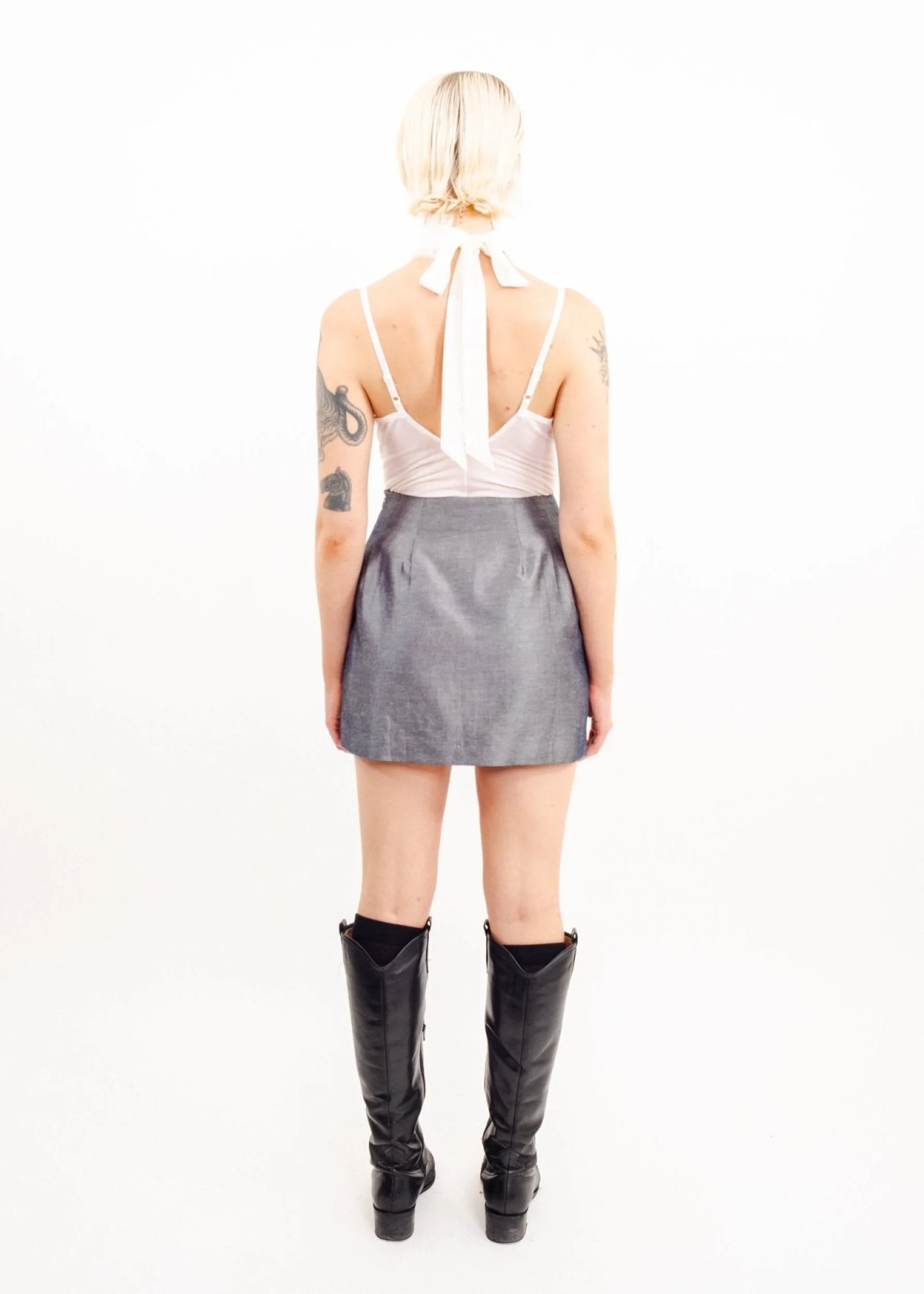 Jill Stuart Iridescent mini skirt with bow detail