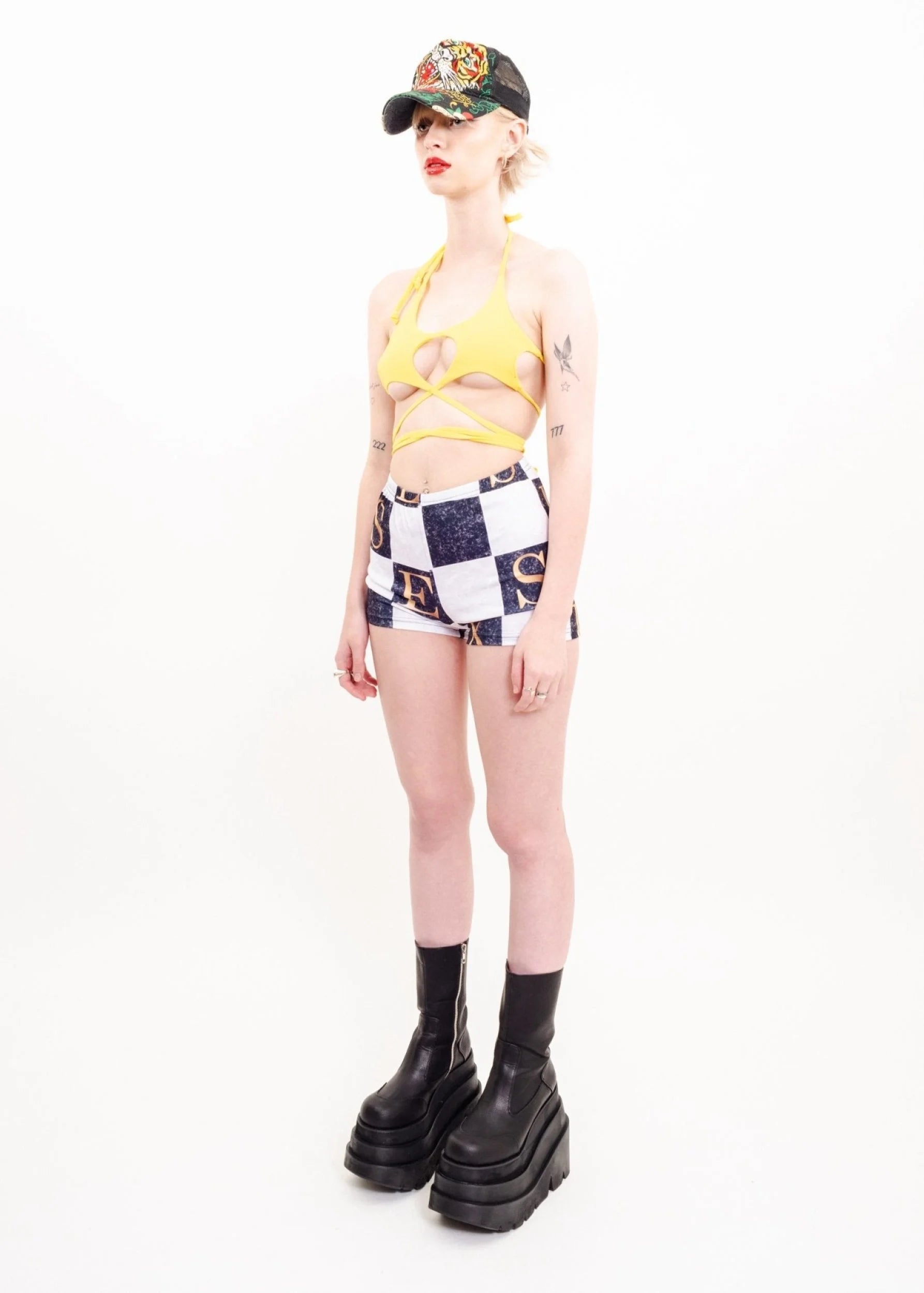 Pigsuit Italian Marble hot pants
