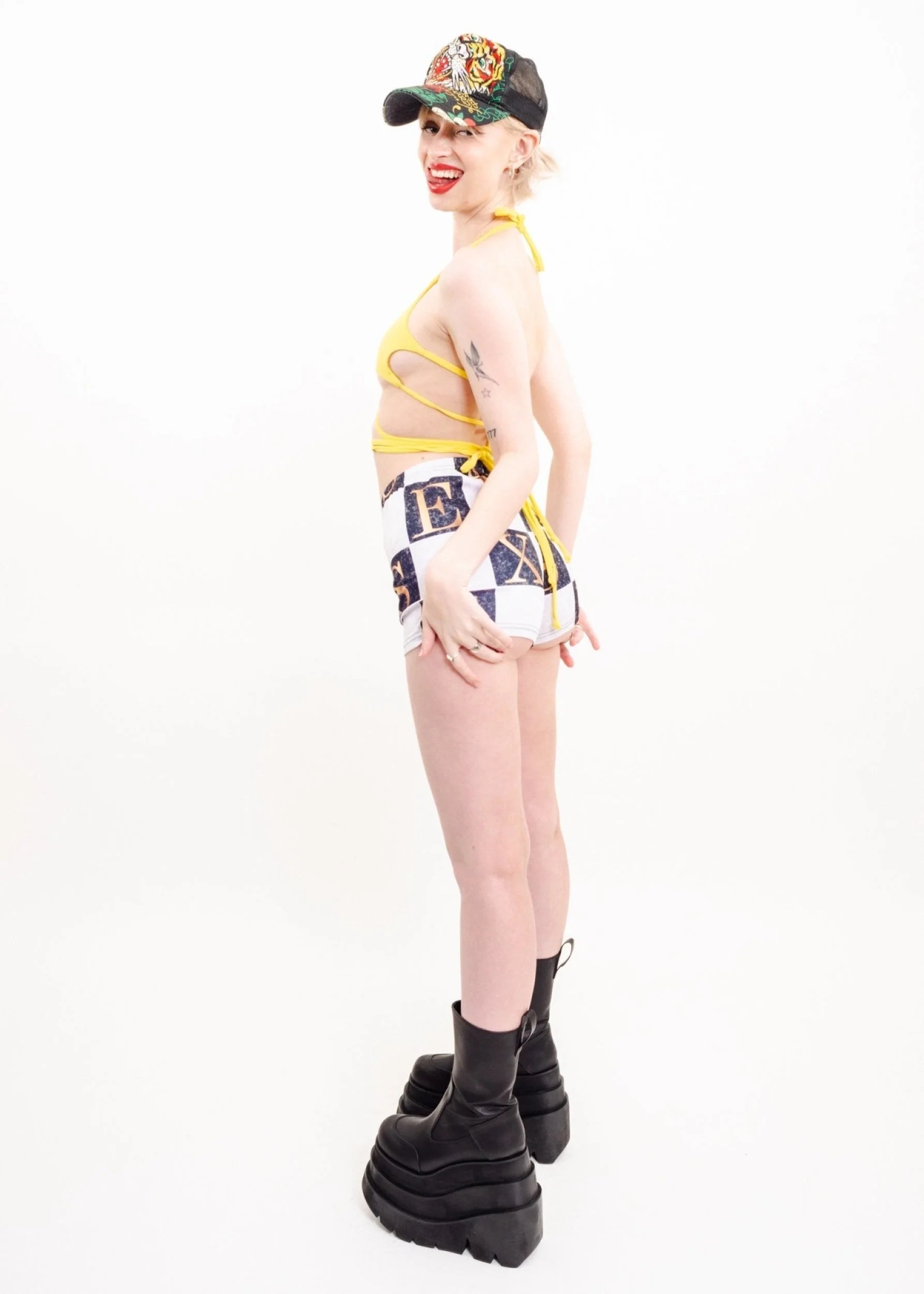 Pigsuit Italian Marble hot pants