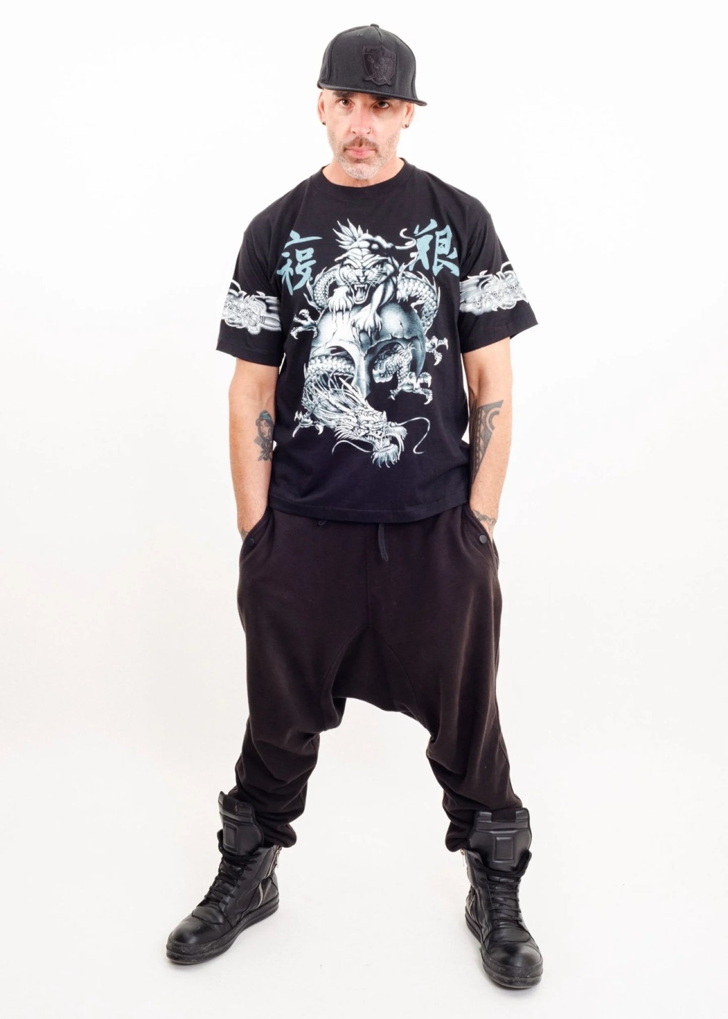 Red Rock of the T-shirts Japanese dragon tattoo graphic t-shirt