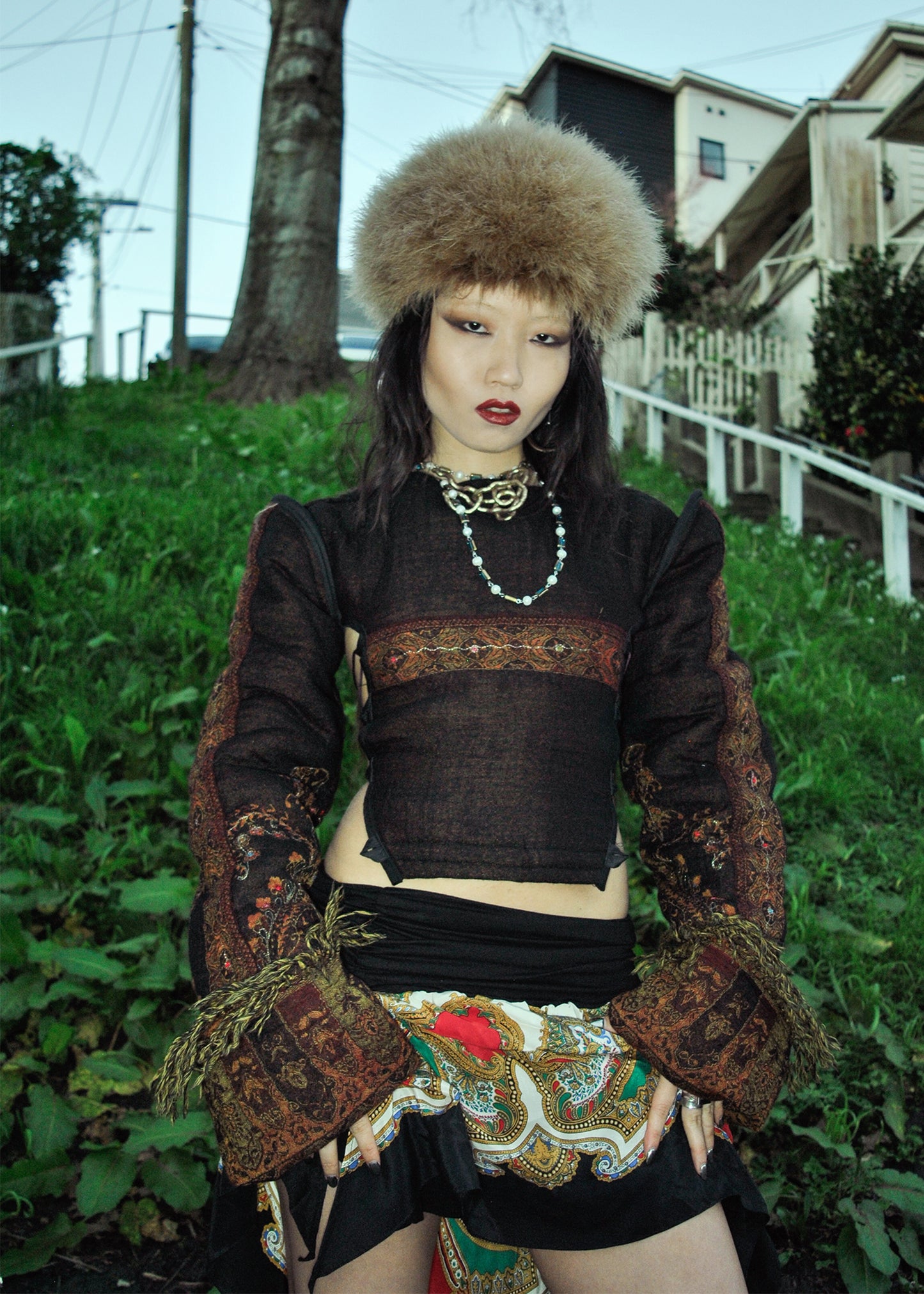 Odyssey zero waste multi-wear wool felt coat