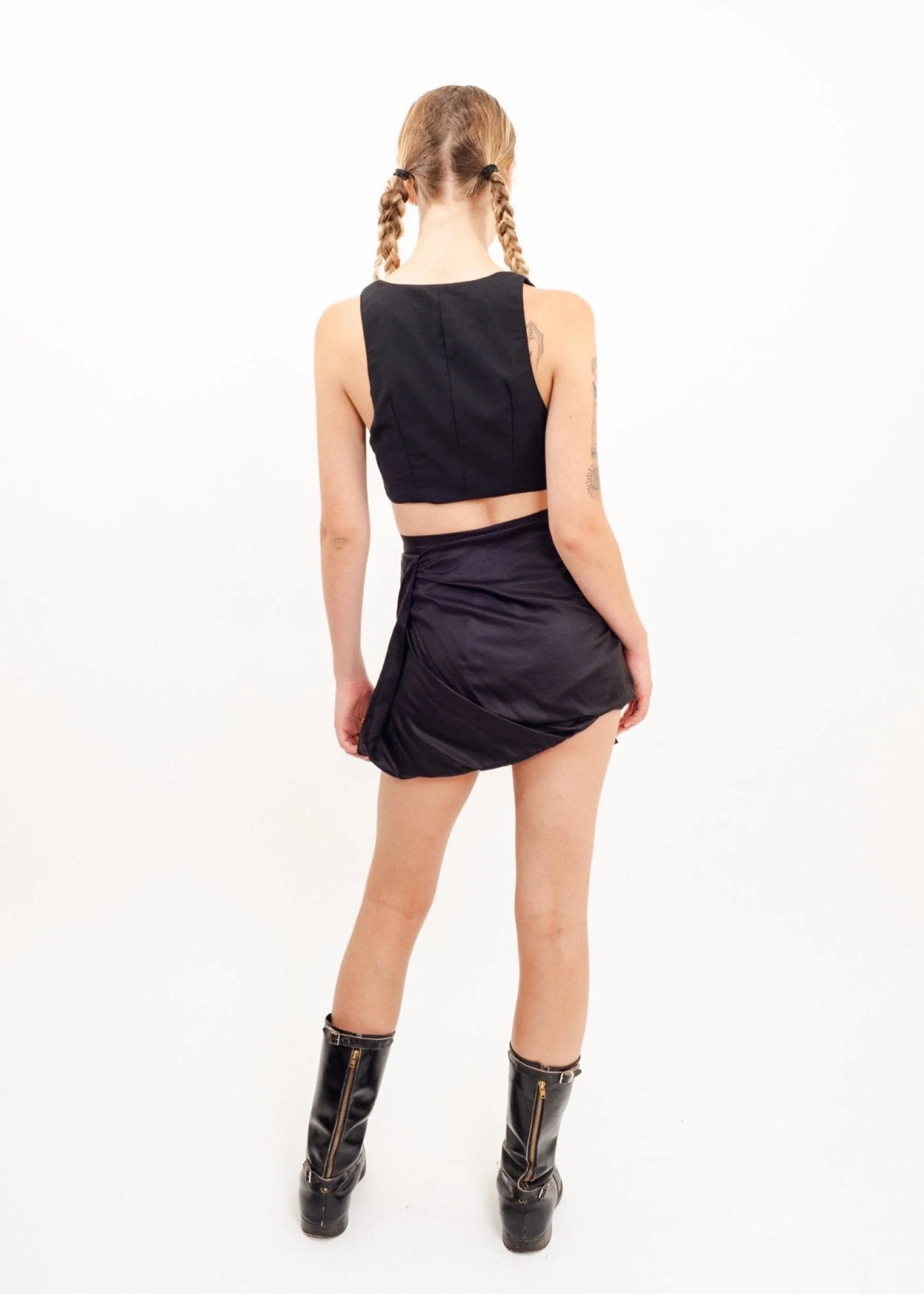 Jess Grindell Joker skirt- black