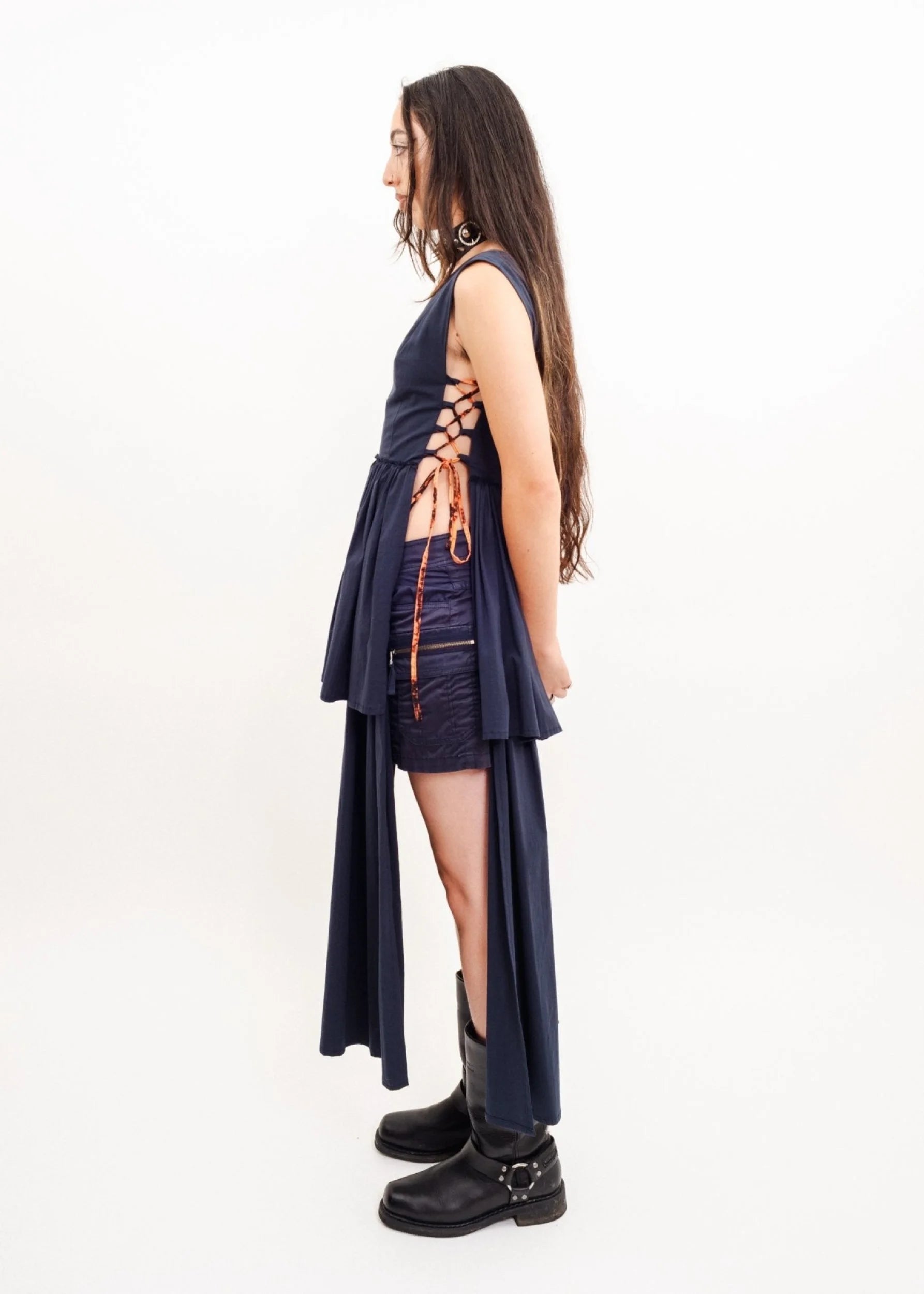 Karaoke Superstars Lace up tunic dress