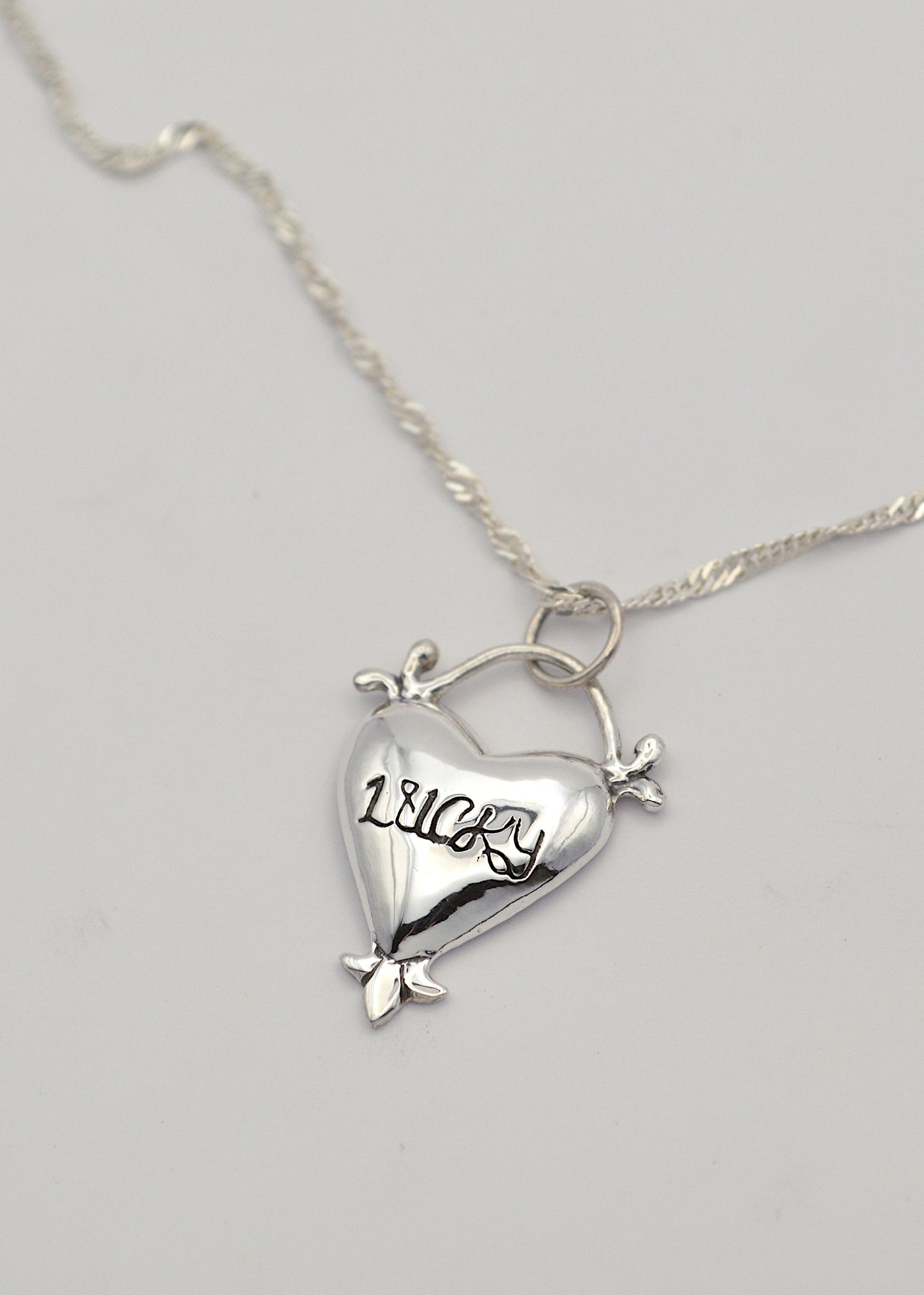 Lucky heart pendant