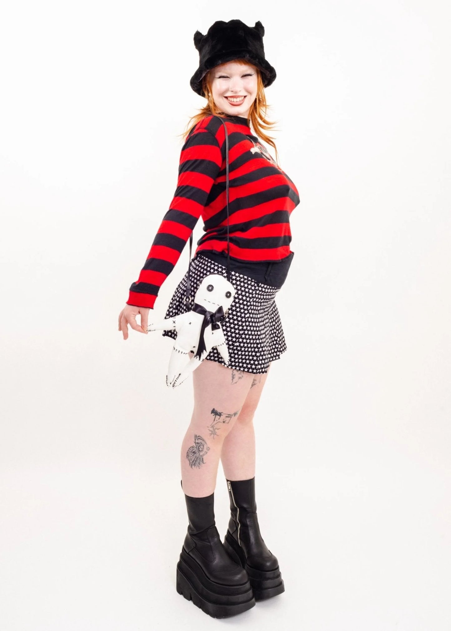 Bizarre Bazaar Mall crawler star print mini skirt