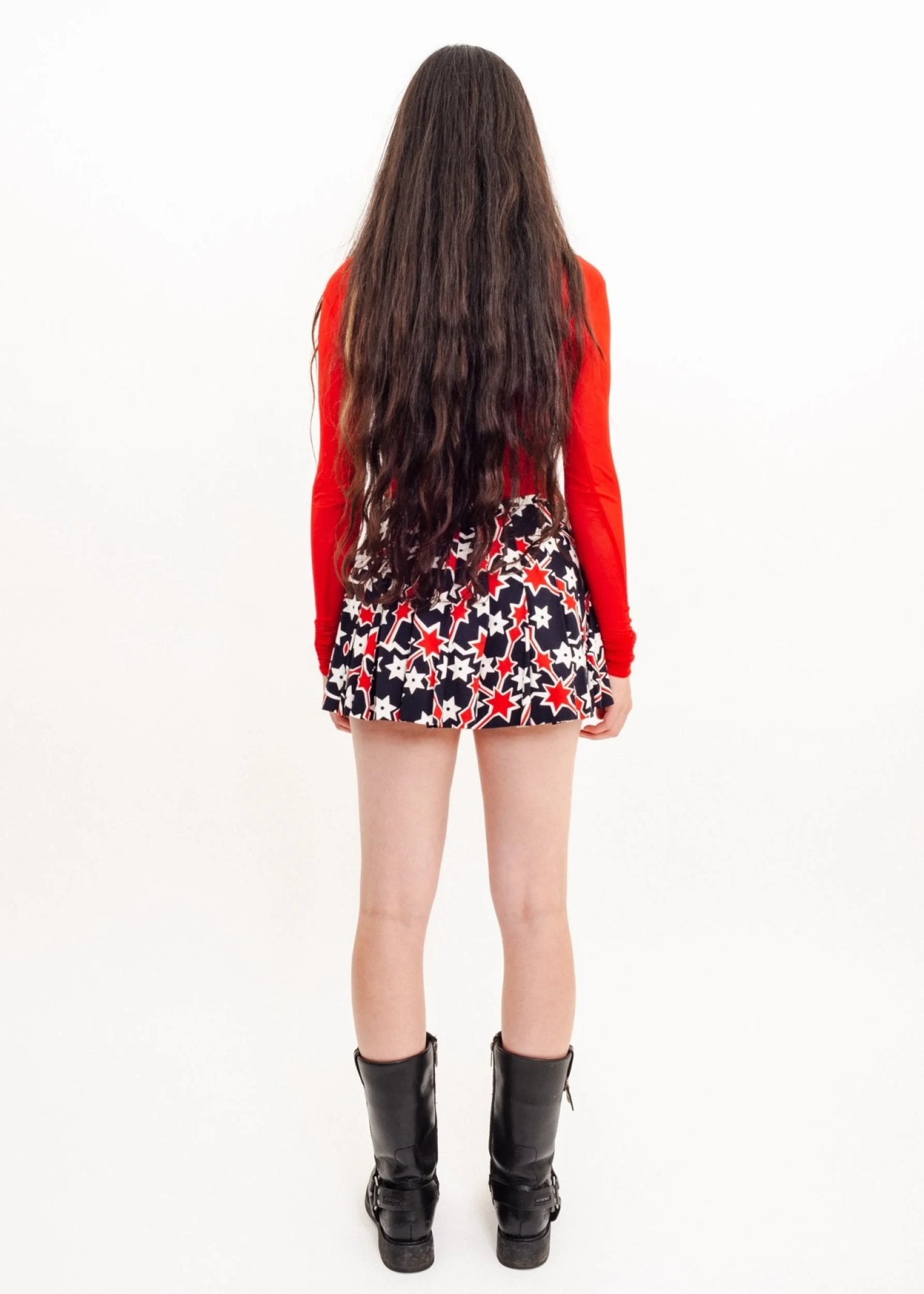 World Mesh top with ultra long arms