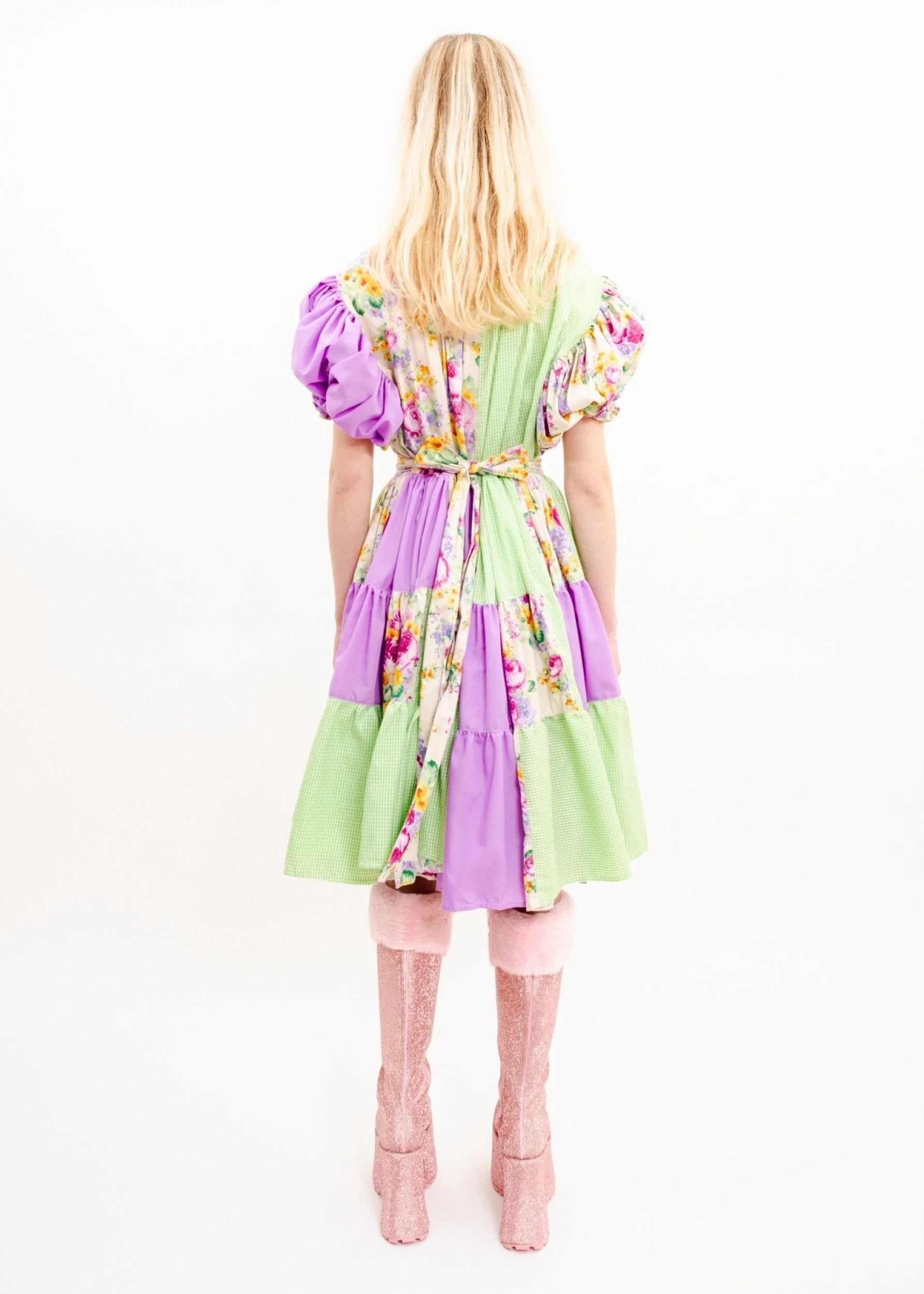 Jojo The Label Mini Blossom Patchwork Dress