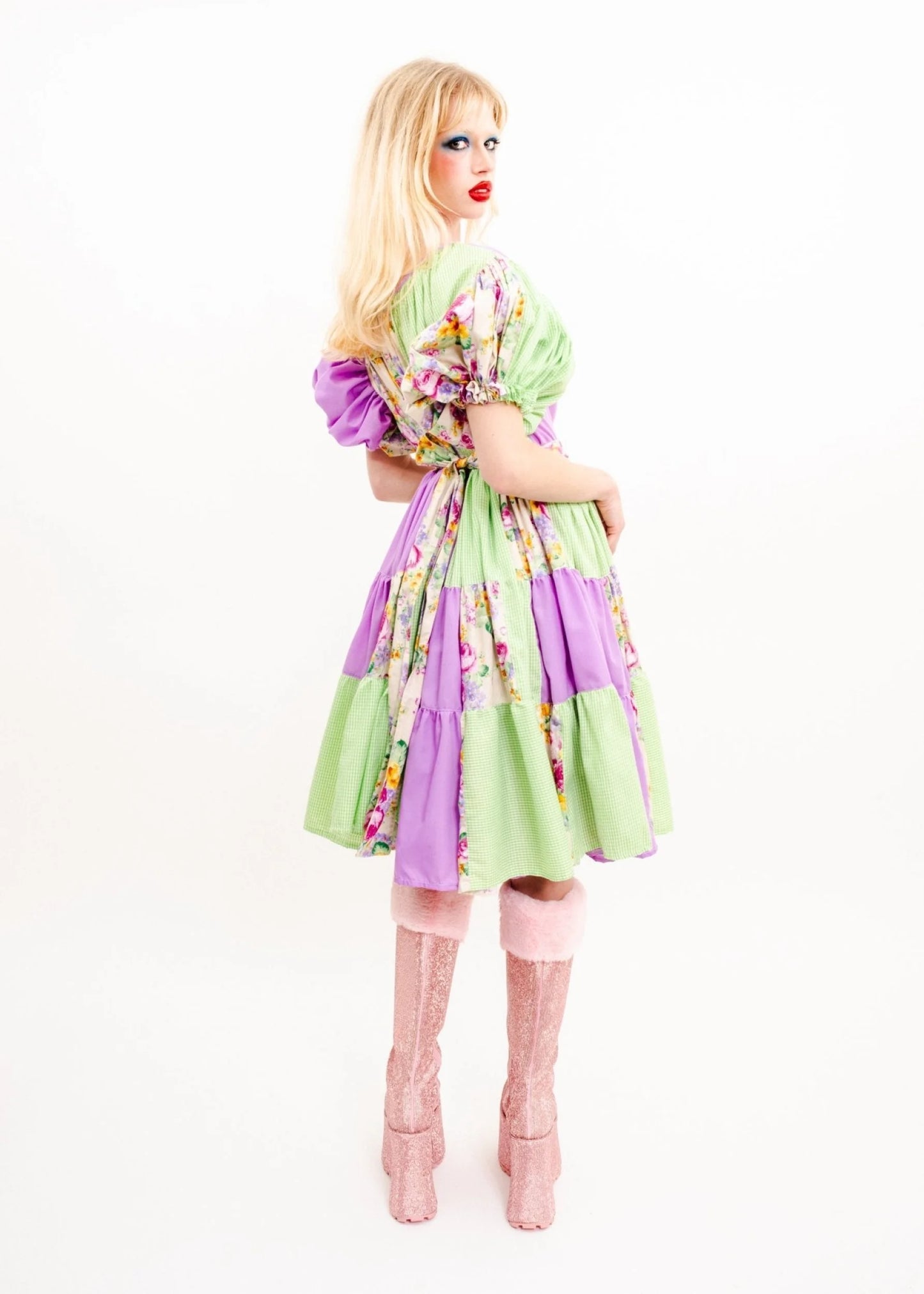 Jojo The Label Mini Blossom Patchwork Dress