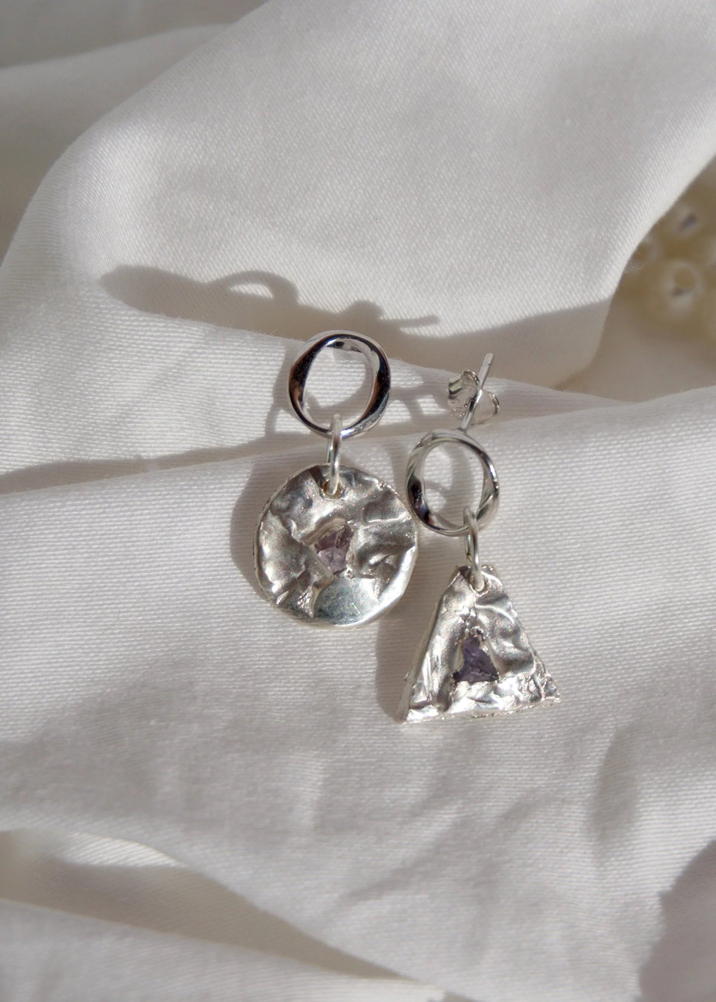 Matisse Bella Jewellery Mixed stud earrings- cool tones