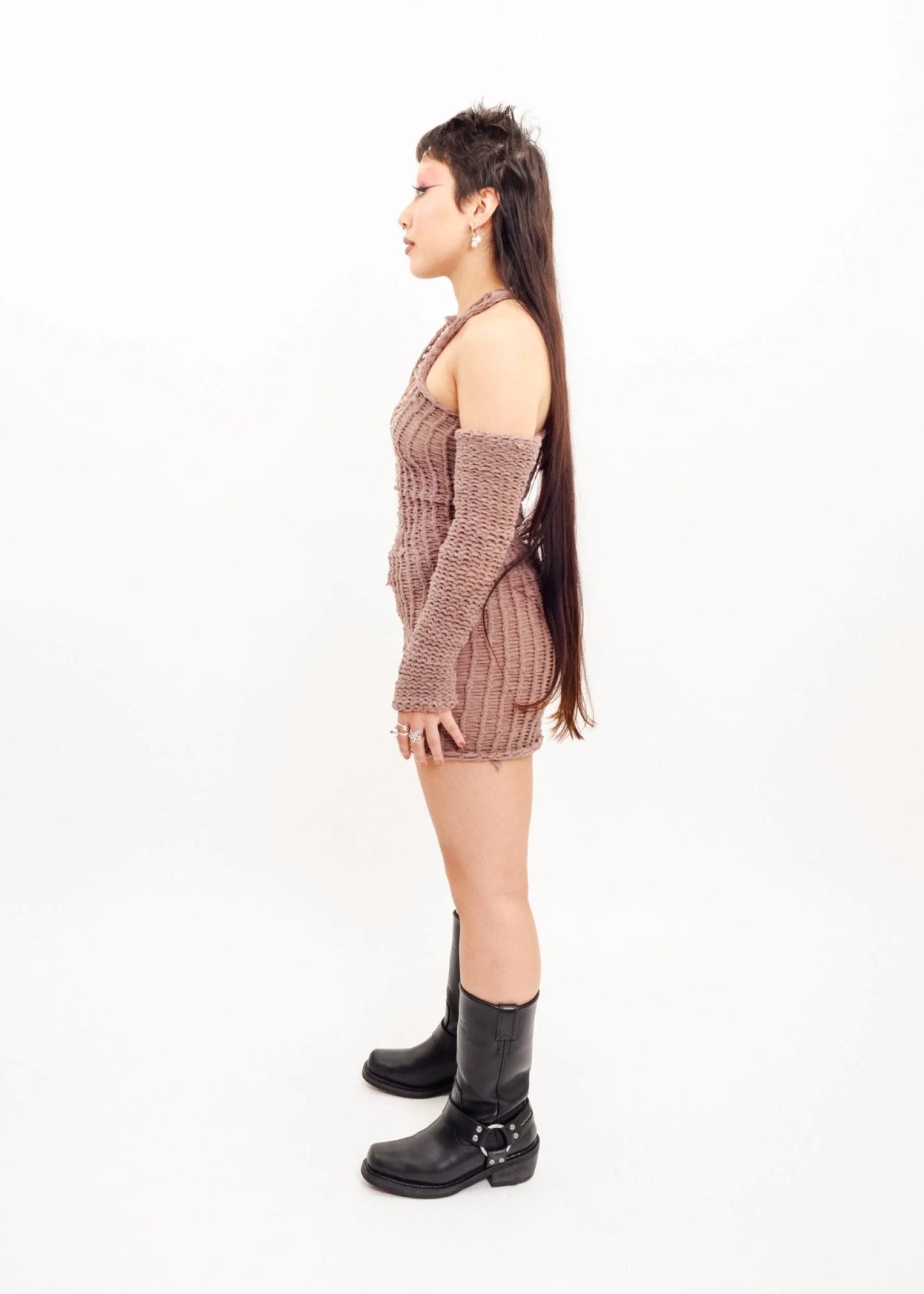 Banshee Nymph dress- taupe