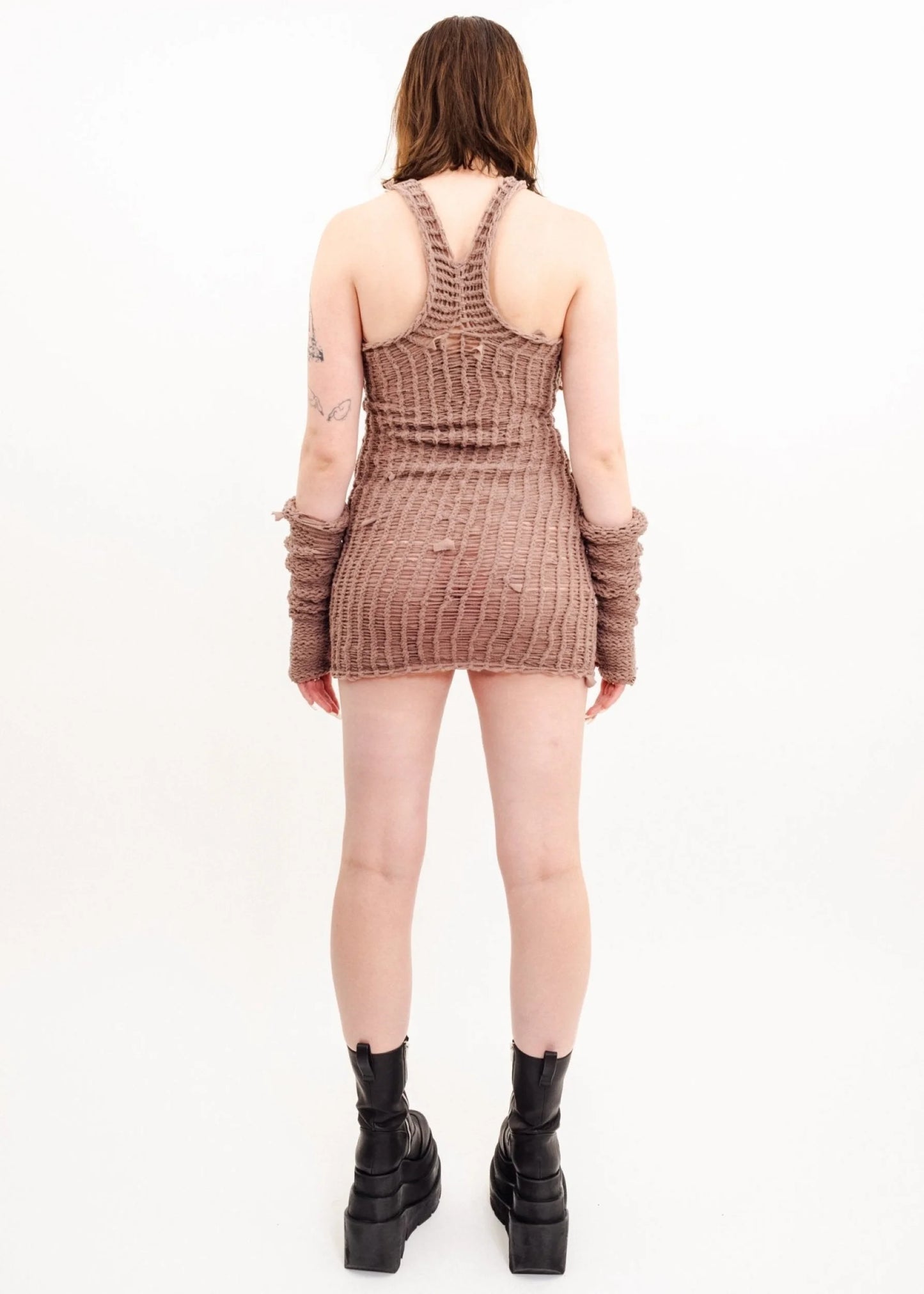 Banshee Nymph dress- taupe