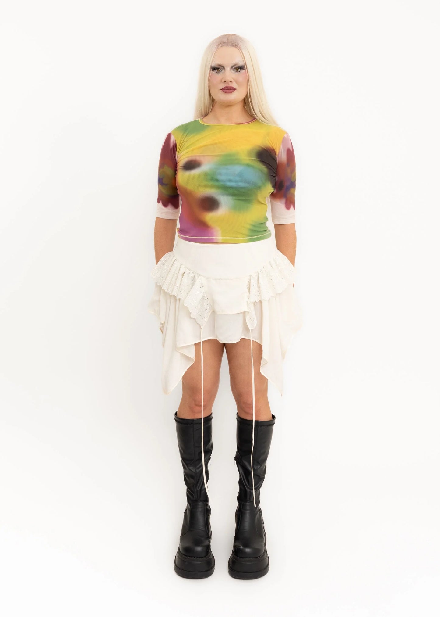 Age of Aquarius Odessa Skirt- Cream