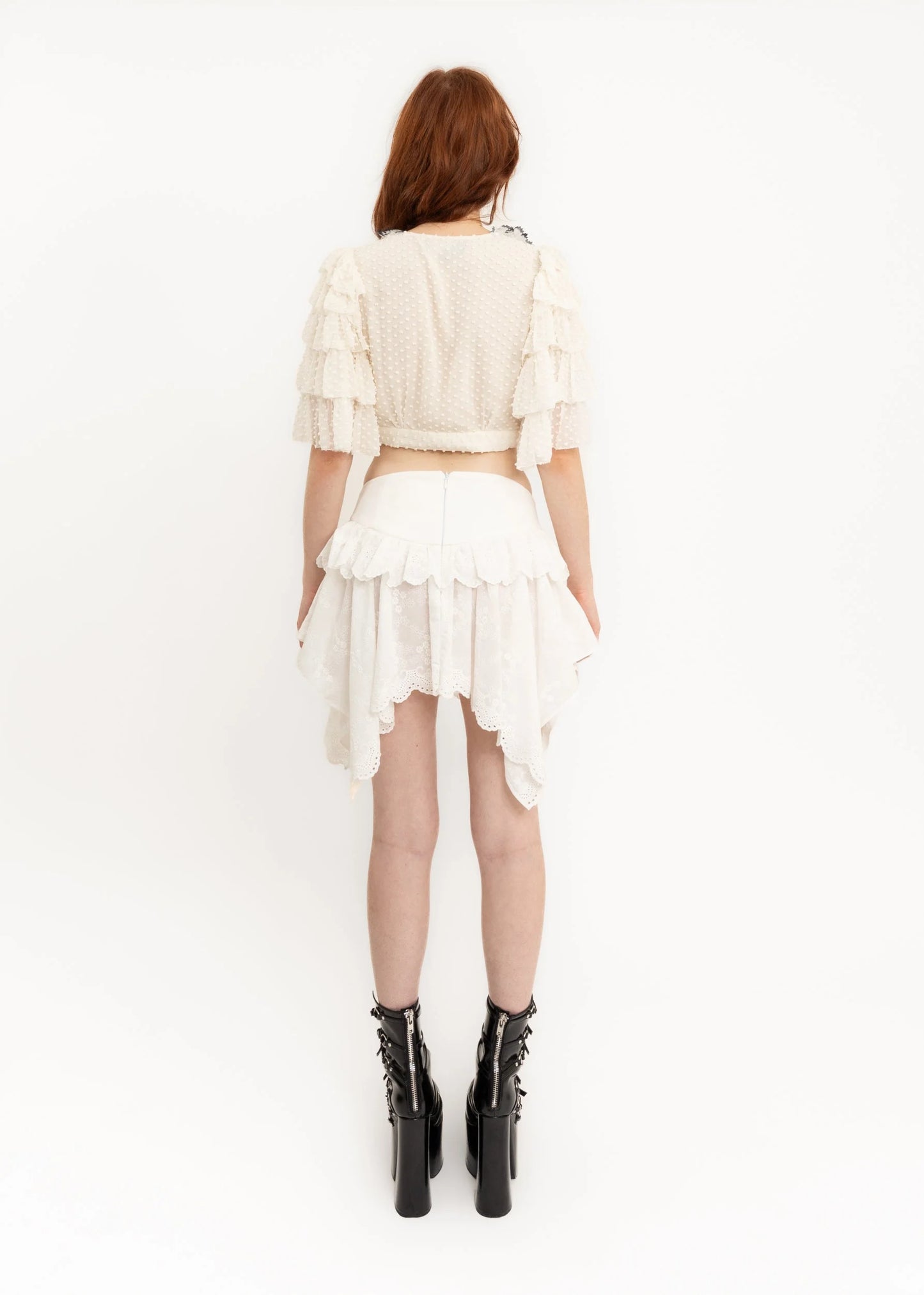 Age of Aquarius Odessa skirt- White