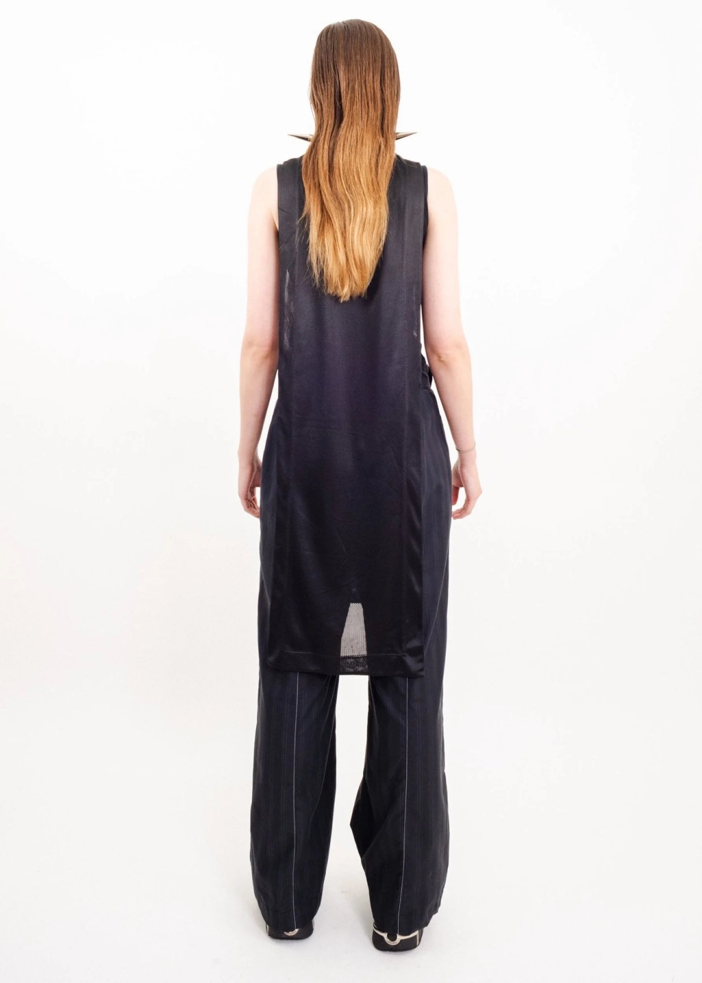 Clark Dean Open side mesh layering piece