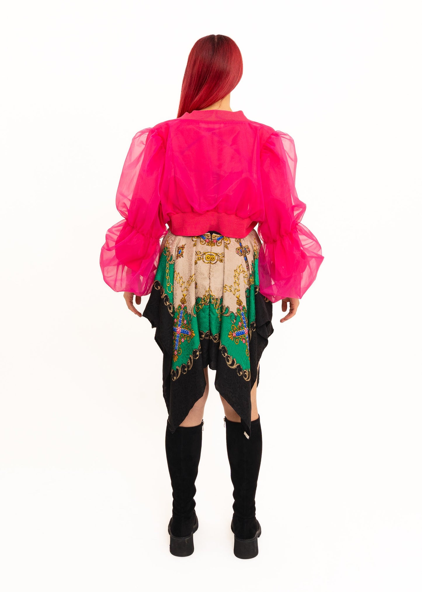 Coop by Trelise Cooper Organza puff sleeve cropped jacket Bizarre Bazaar