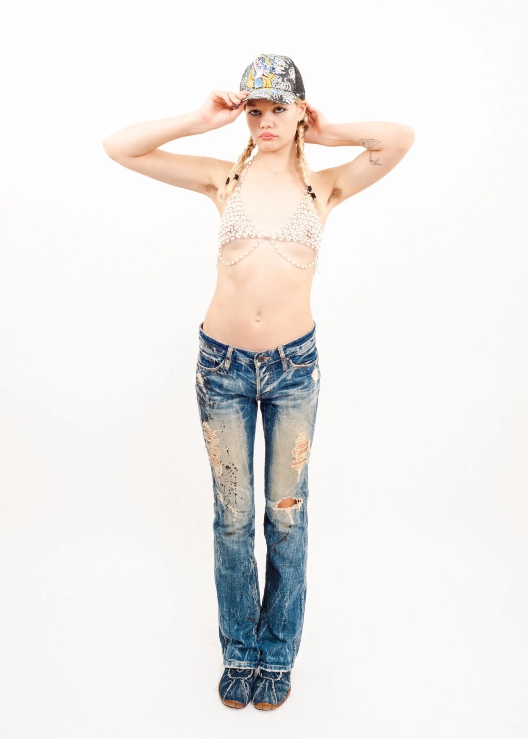 Abigail Steel Chains Perla Bikini Top