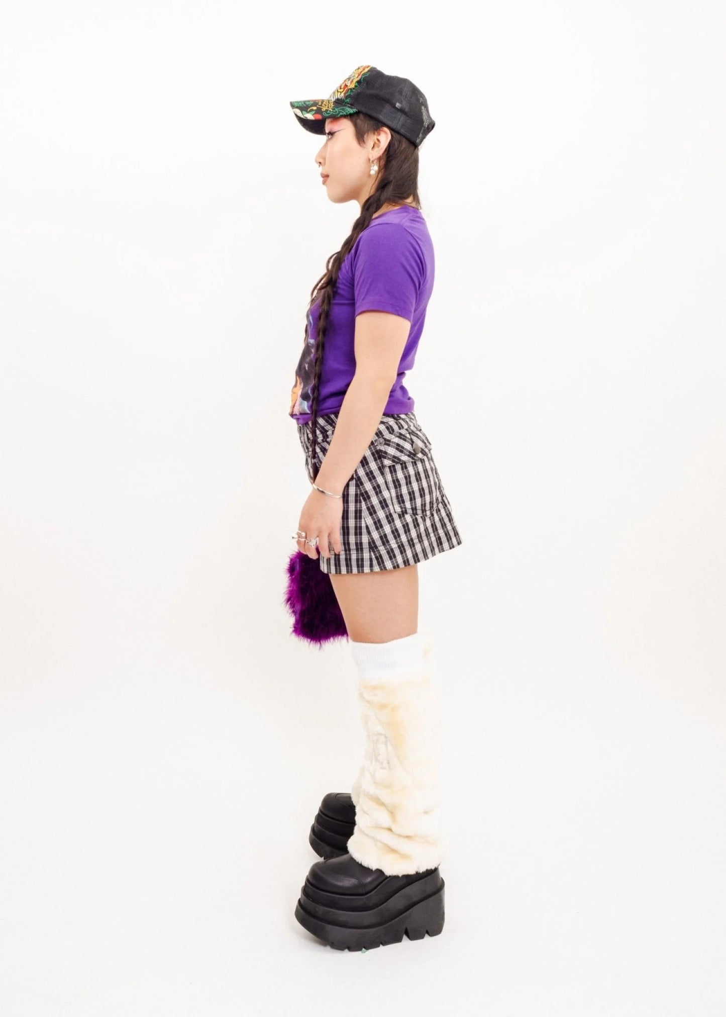 Burberry London Blue Label Plaid mini skirt